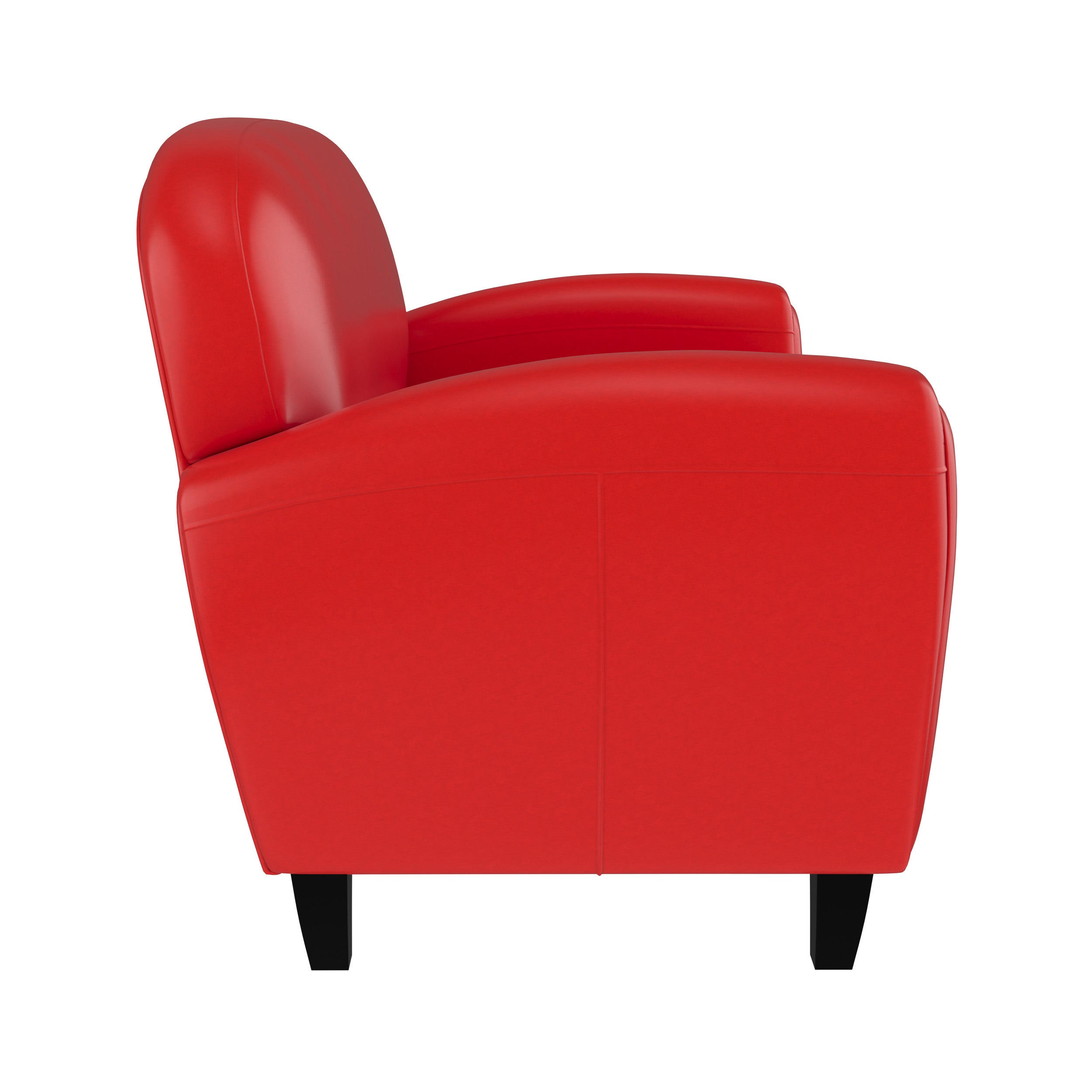 canape rouge club 2 places