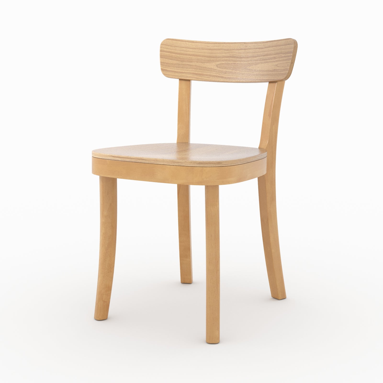 chaise bois clair keno lot de 2