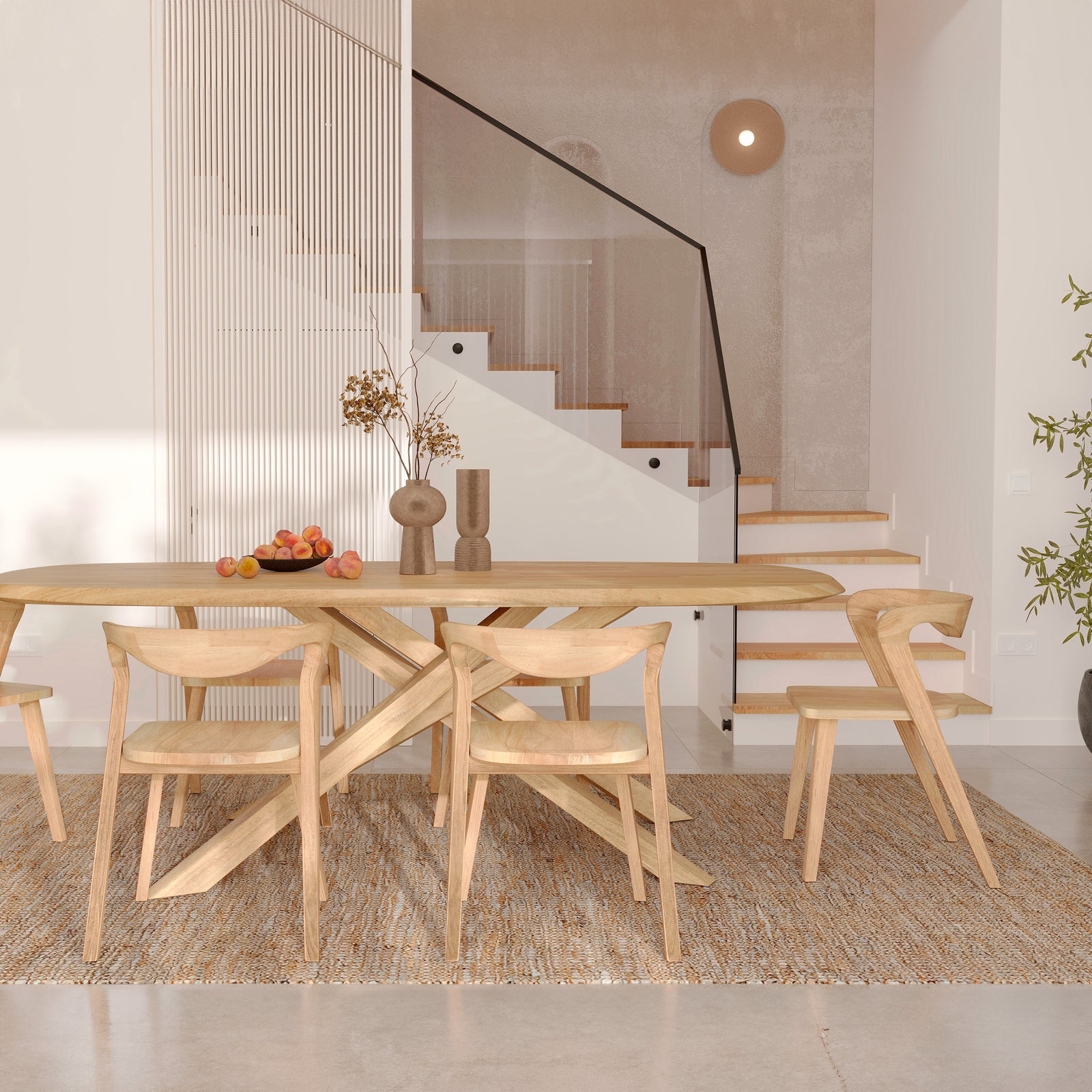 chaise bois hevea clair vega rdv deco_1