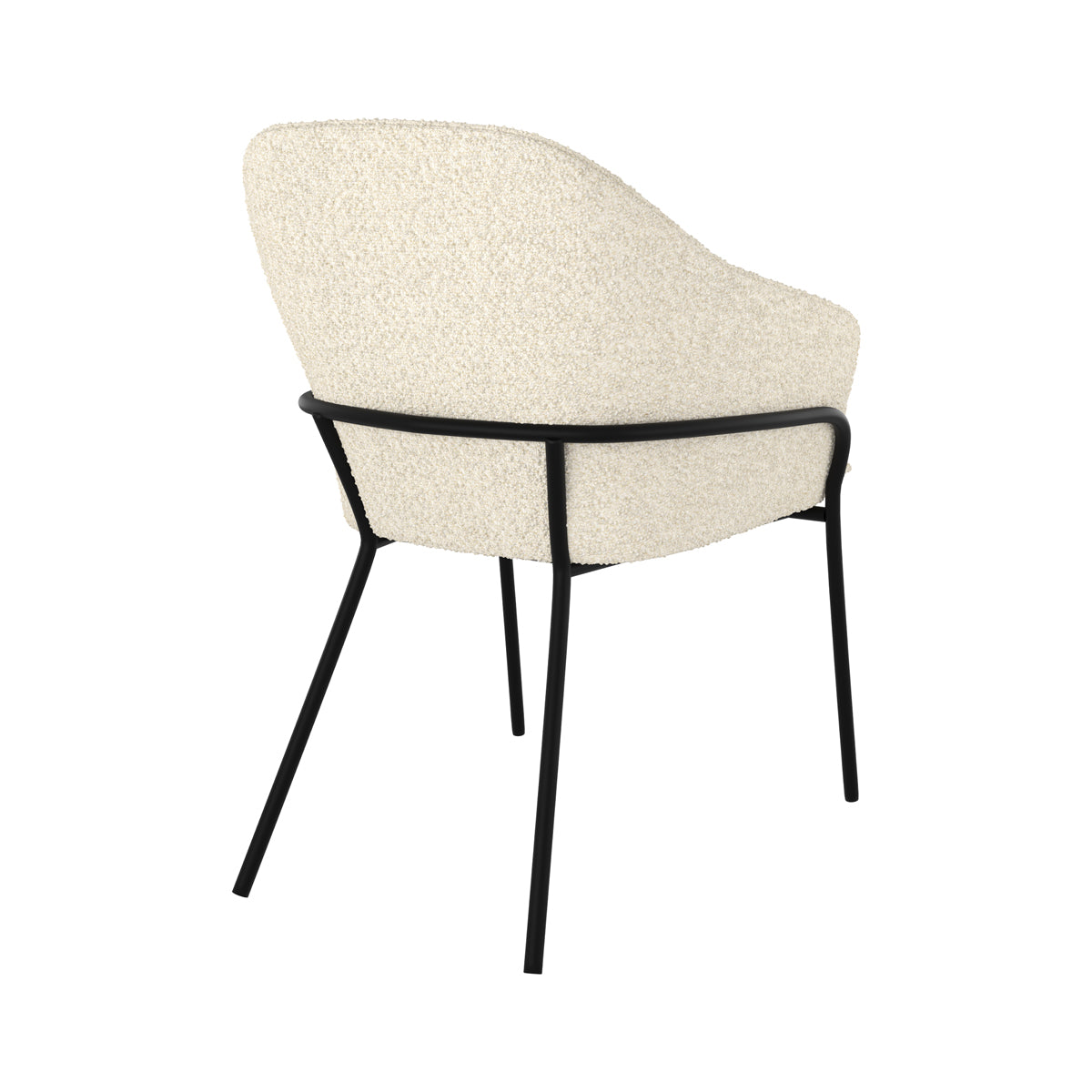 chaise confort en tissu blanc cocoon toscane