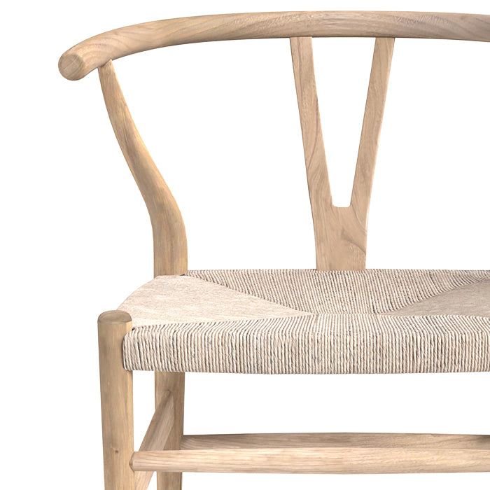 chaise confort riva bi matiere teck et papier