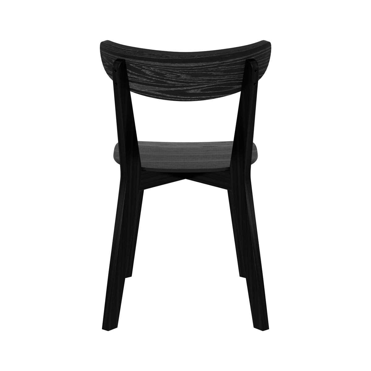 chaise confort tabata noire en bois