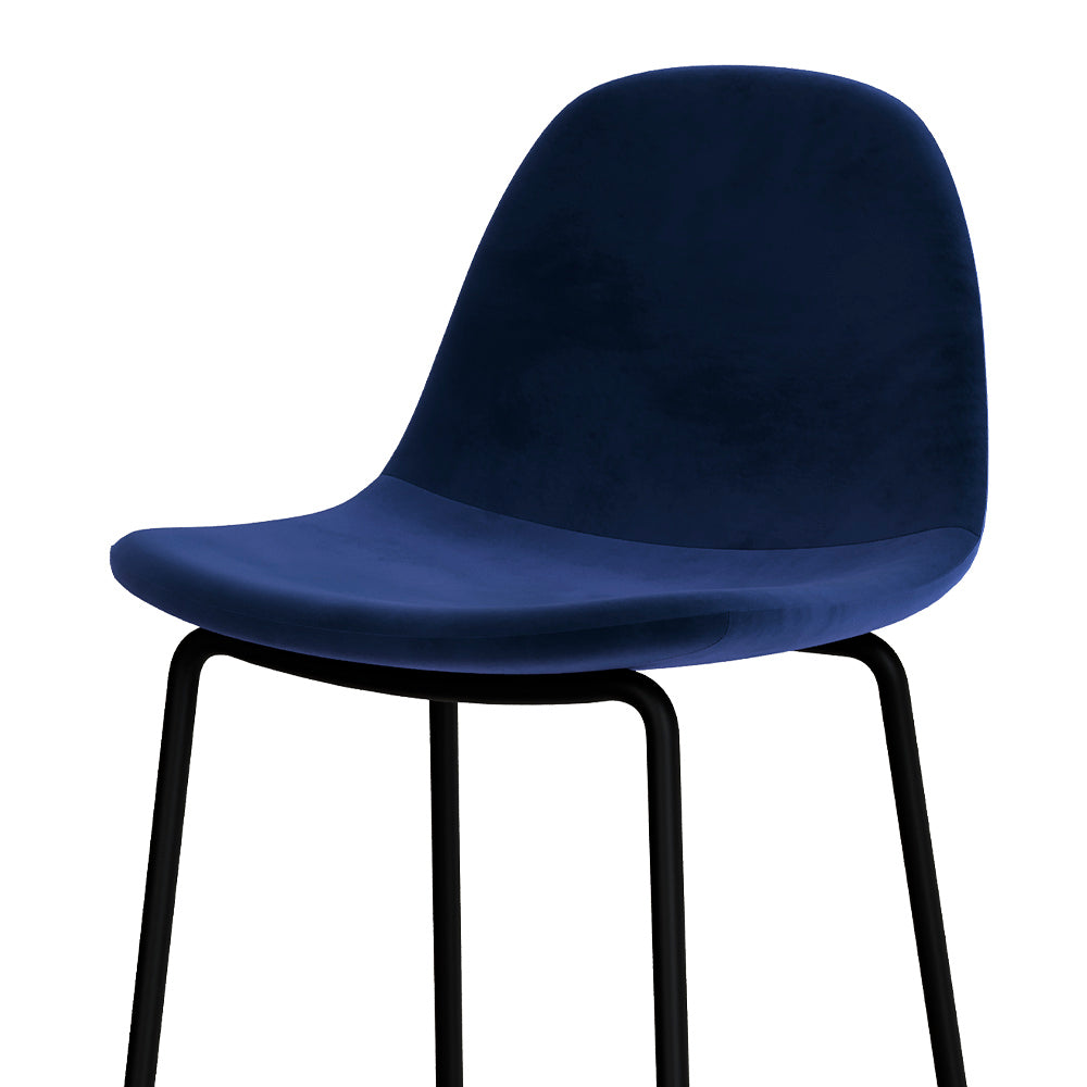 chaise de bar 65cm henrik velours bleu mi hauteur_1