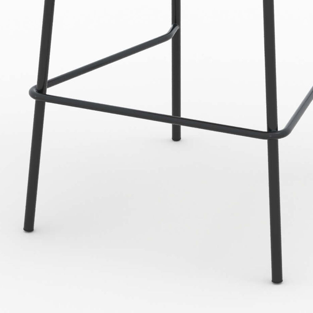 chaise de bar 68 cm en tissu beige lot de 2 victoria