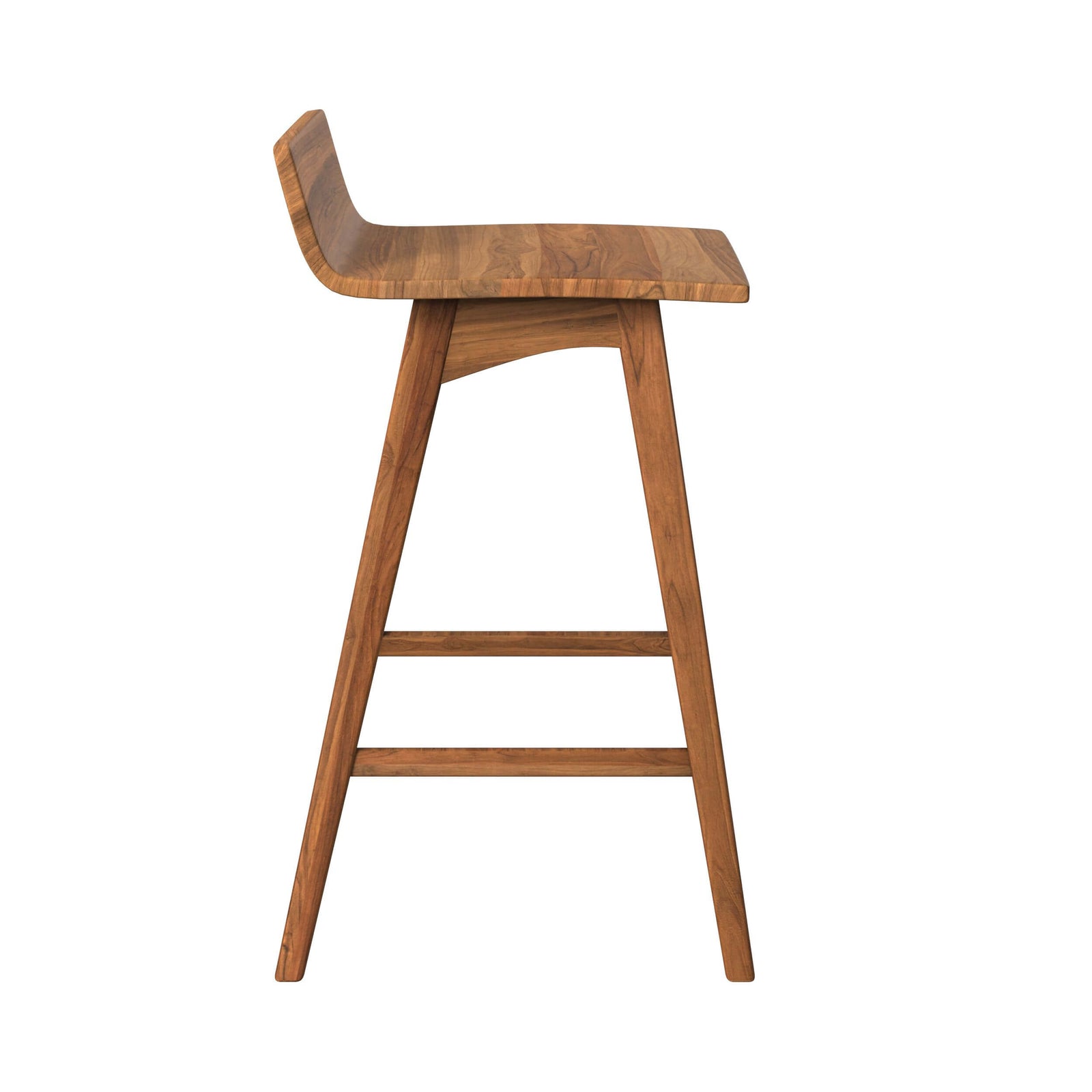 chaise de bar en bois de teck 72