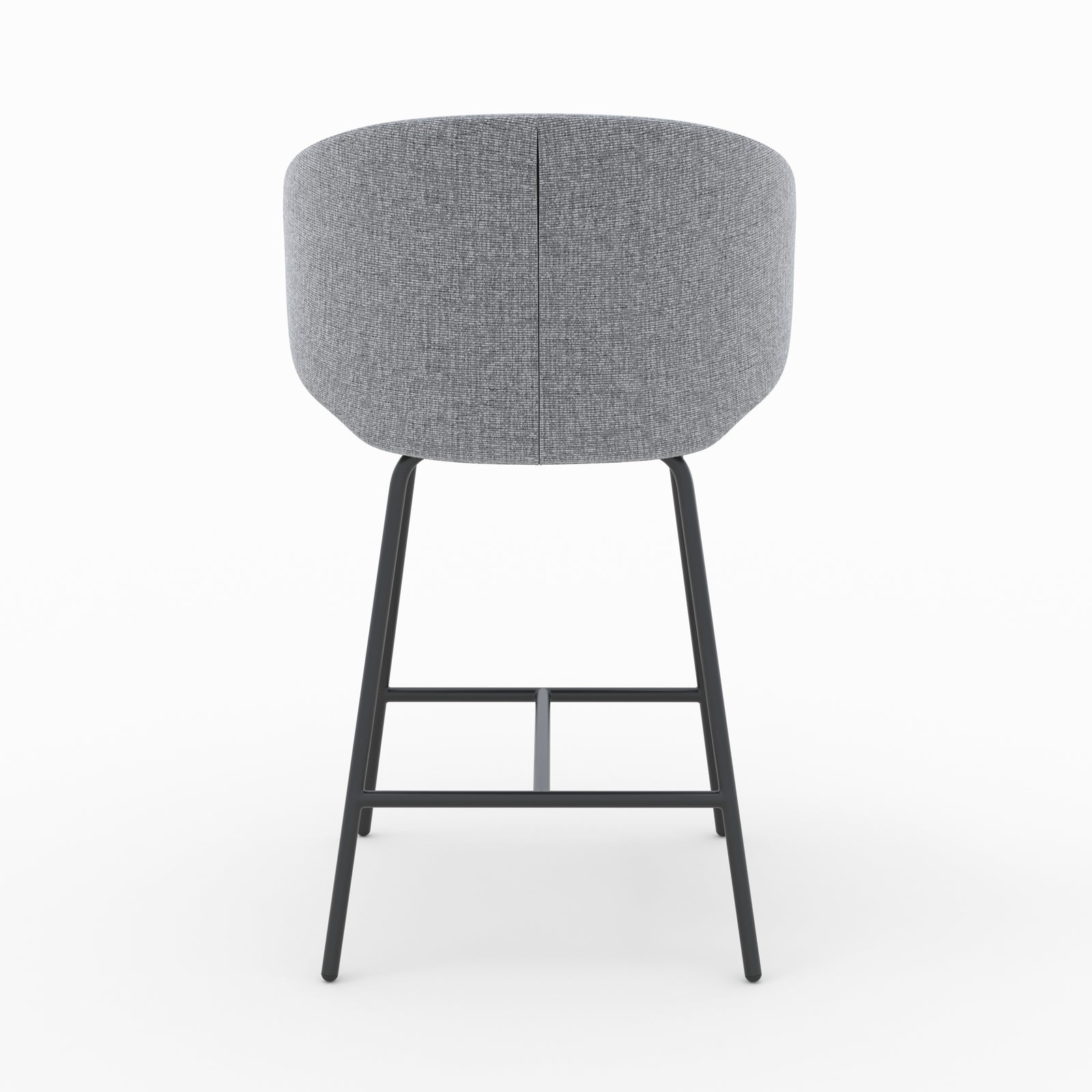 chaise de bar en tissu gris fonce chine 68 cm lot de 2 cecilia