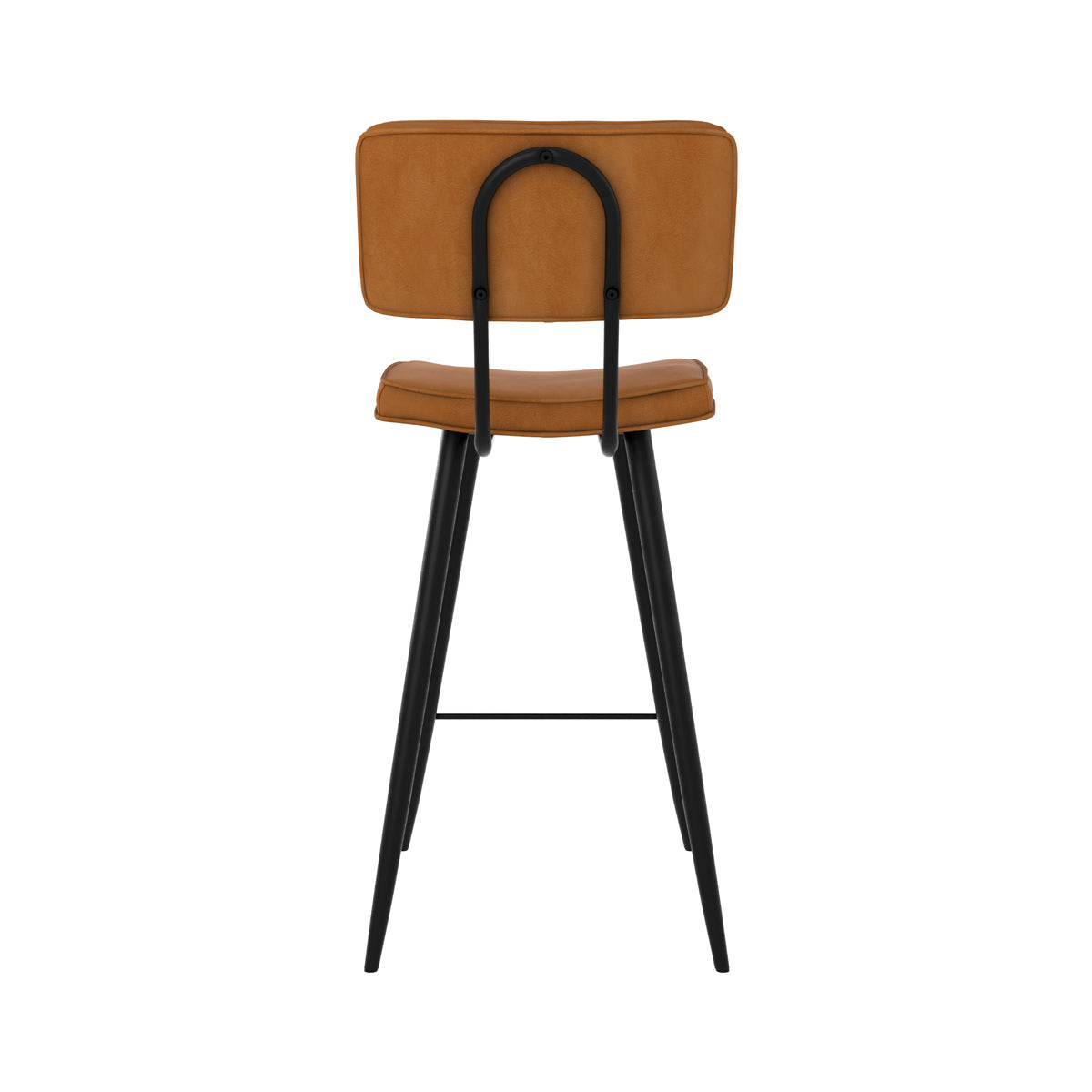 chaise de bar mi hauteur 65 cm texas camel