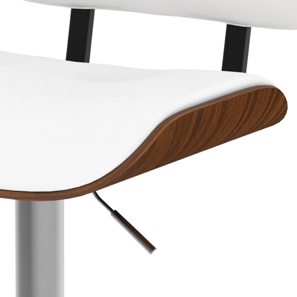 chaise de bar pivotante blanche 69 91 cm melchior