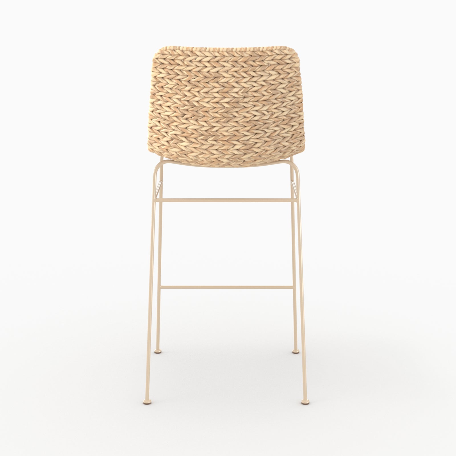 chaise de bar pour ilot hauteur assise 66 cm faro naturelle