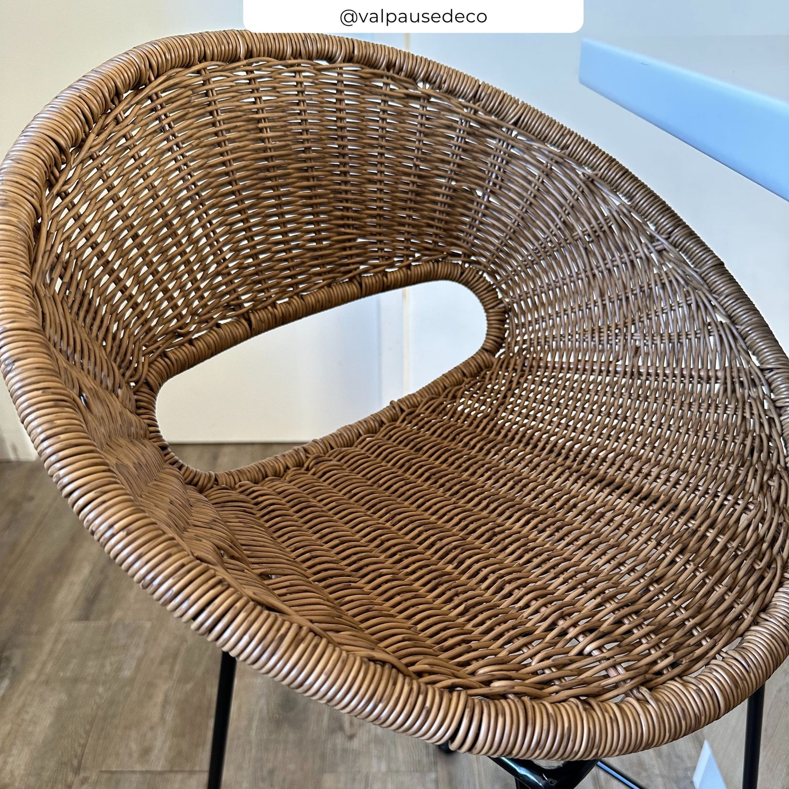 chaise de bar rava indoor et outdoor resine naturelle