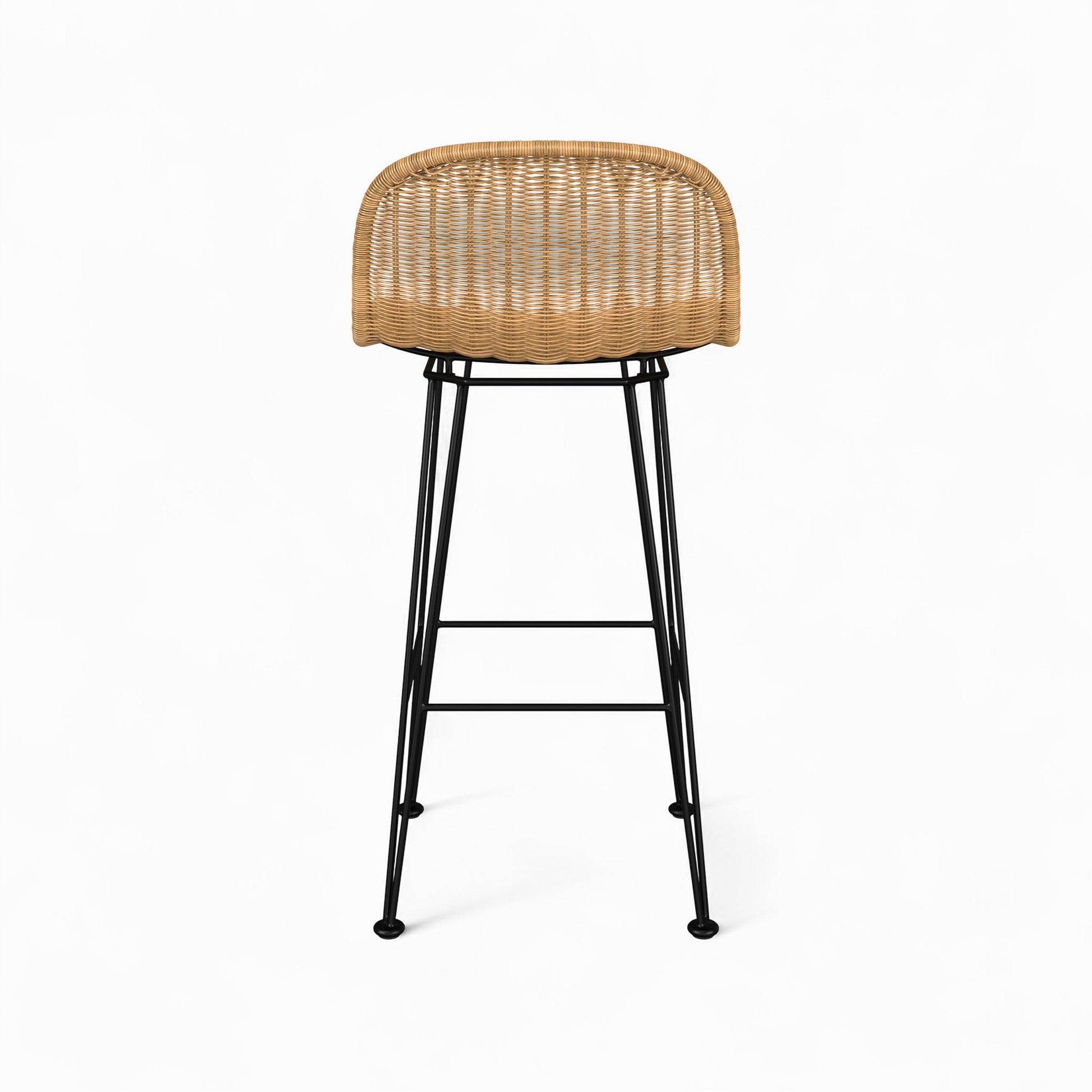 chaise de bar resine tressee naturelle