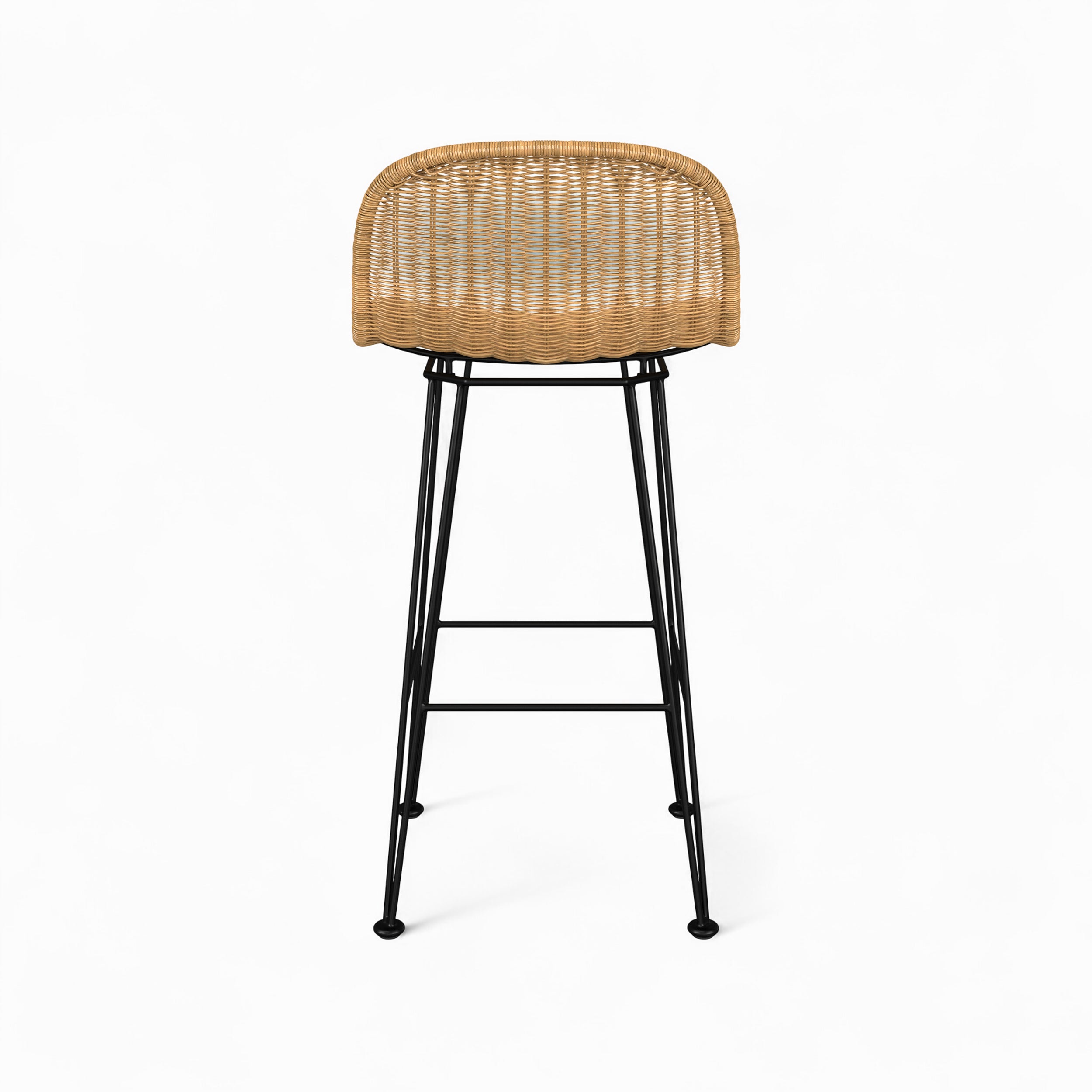 chaise de bar resine tressee naturelle