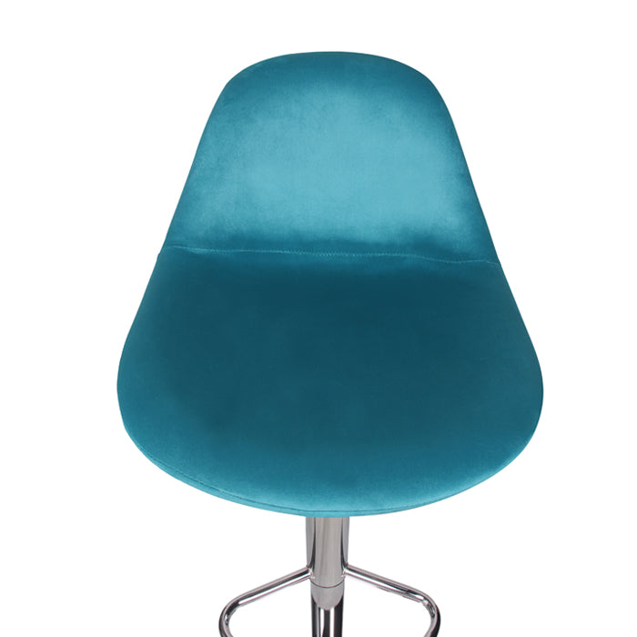 chaise de bar velours