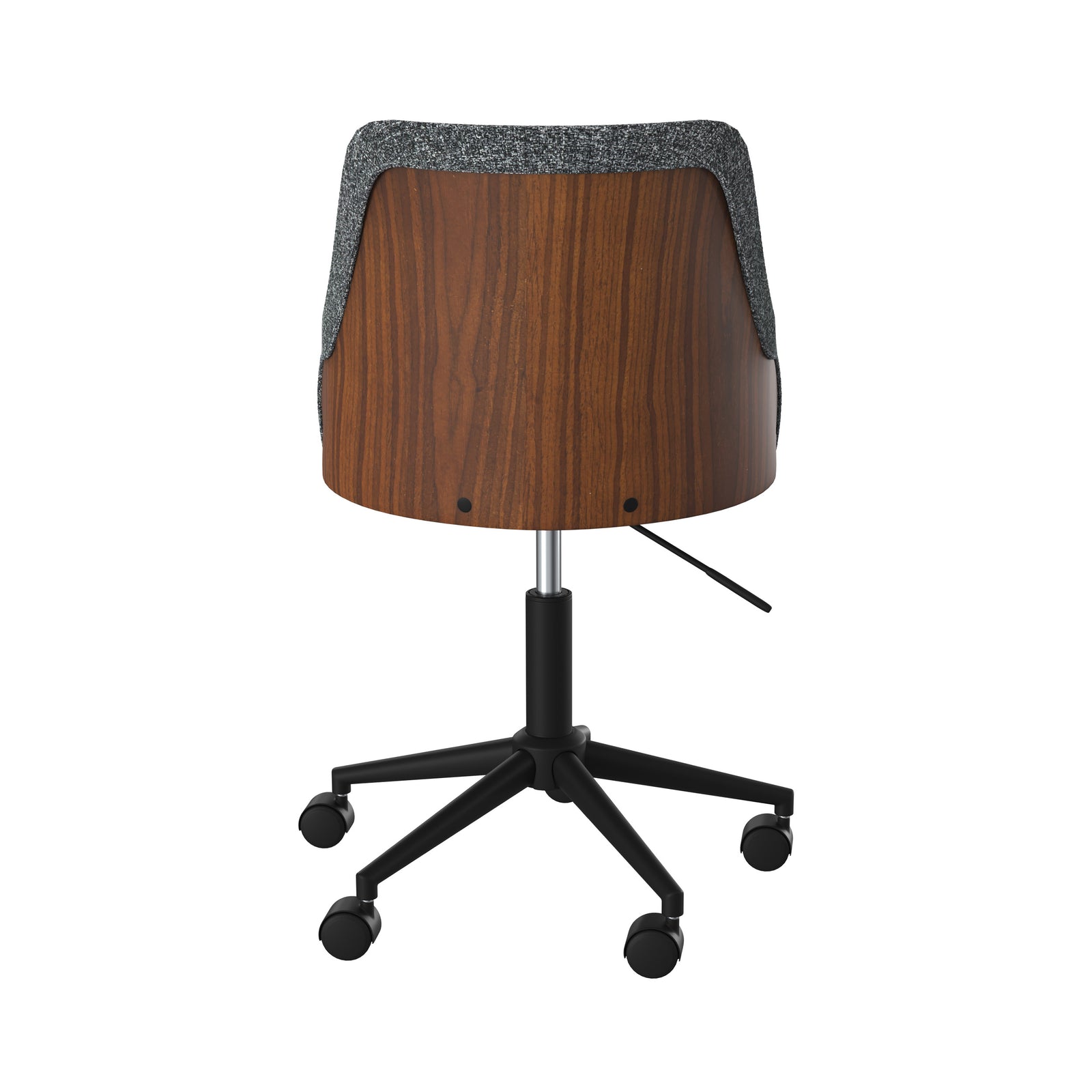 chaise de bureau pivotante reglable en tissu gris ninon_1