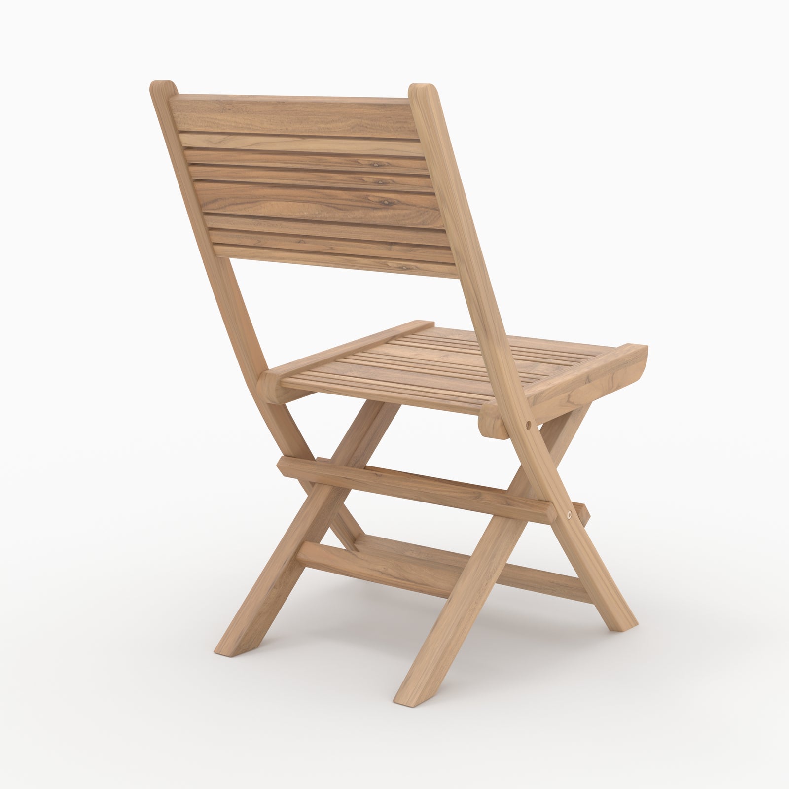 chaise de jardin bois de teck nido lot de 2