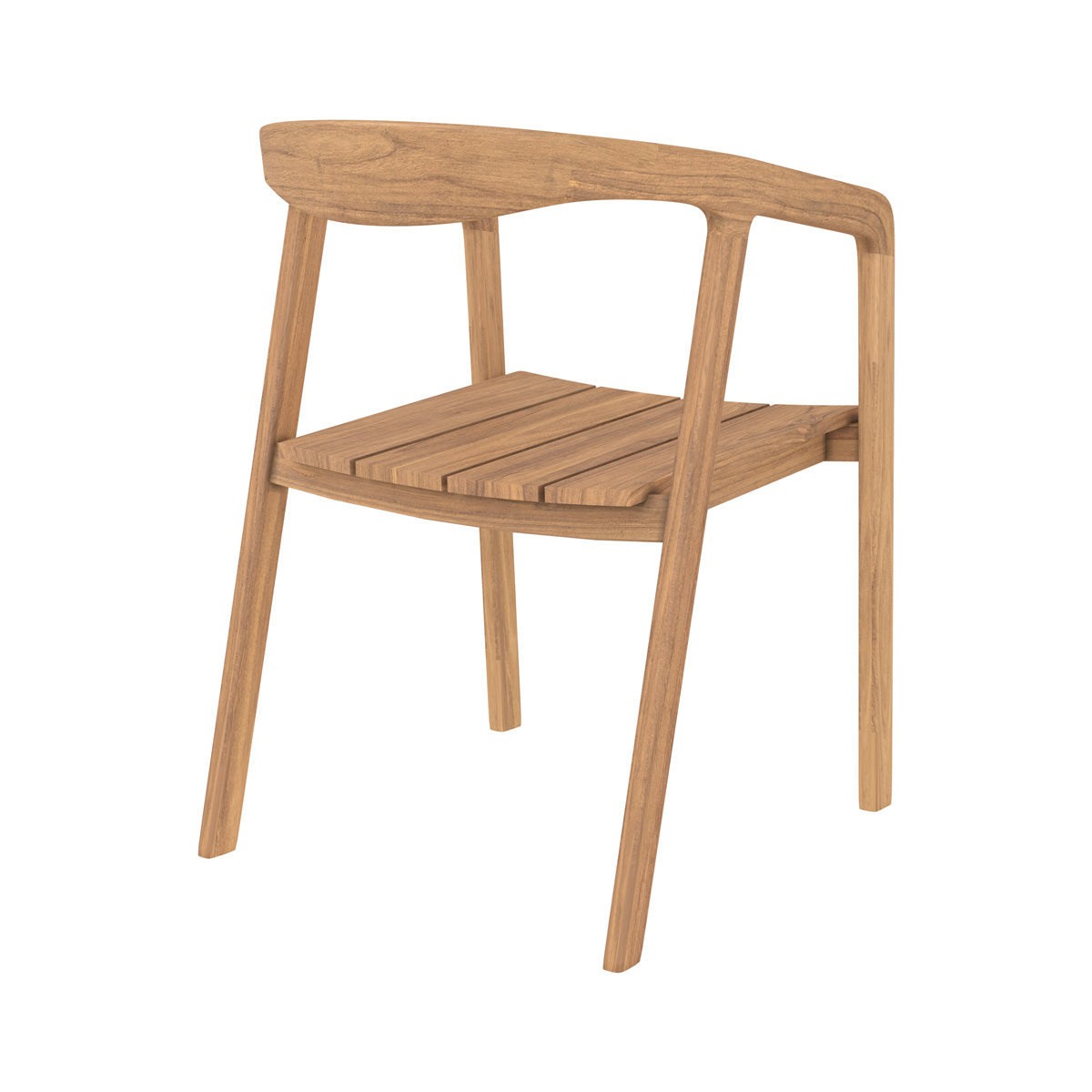 chaise de jardin en bois de teck massif kora