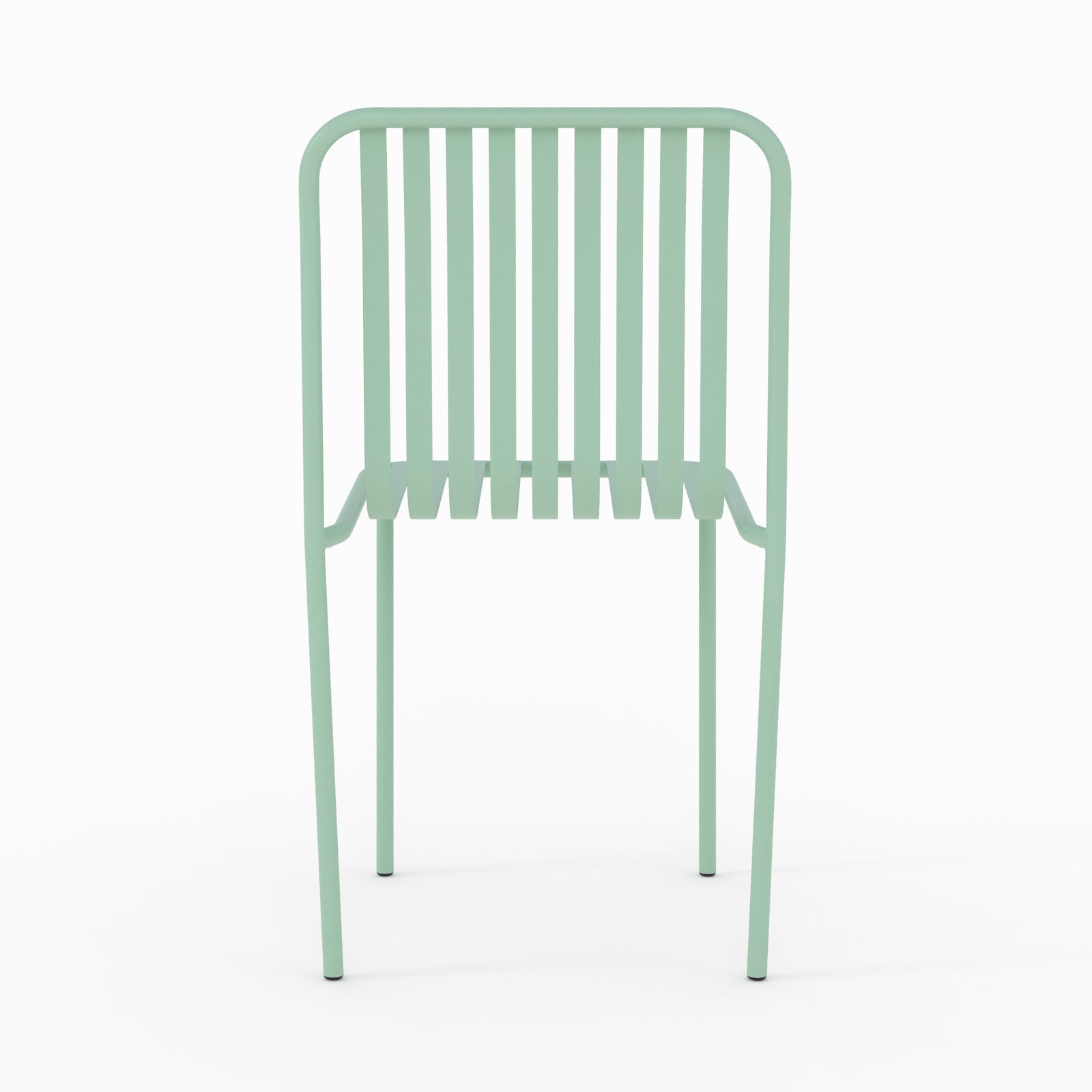 chaise de jardin en metal vert lot de 2 yumi