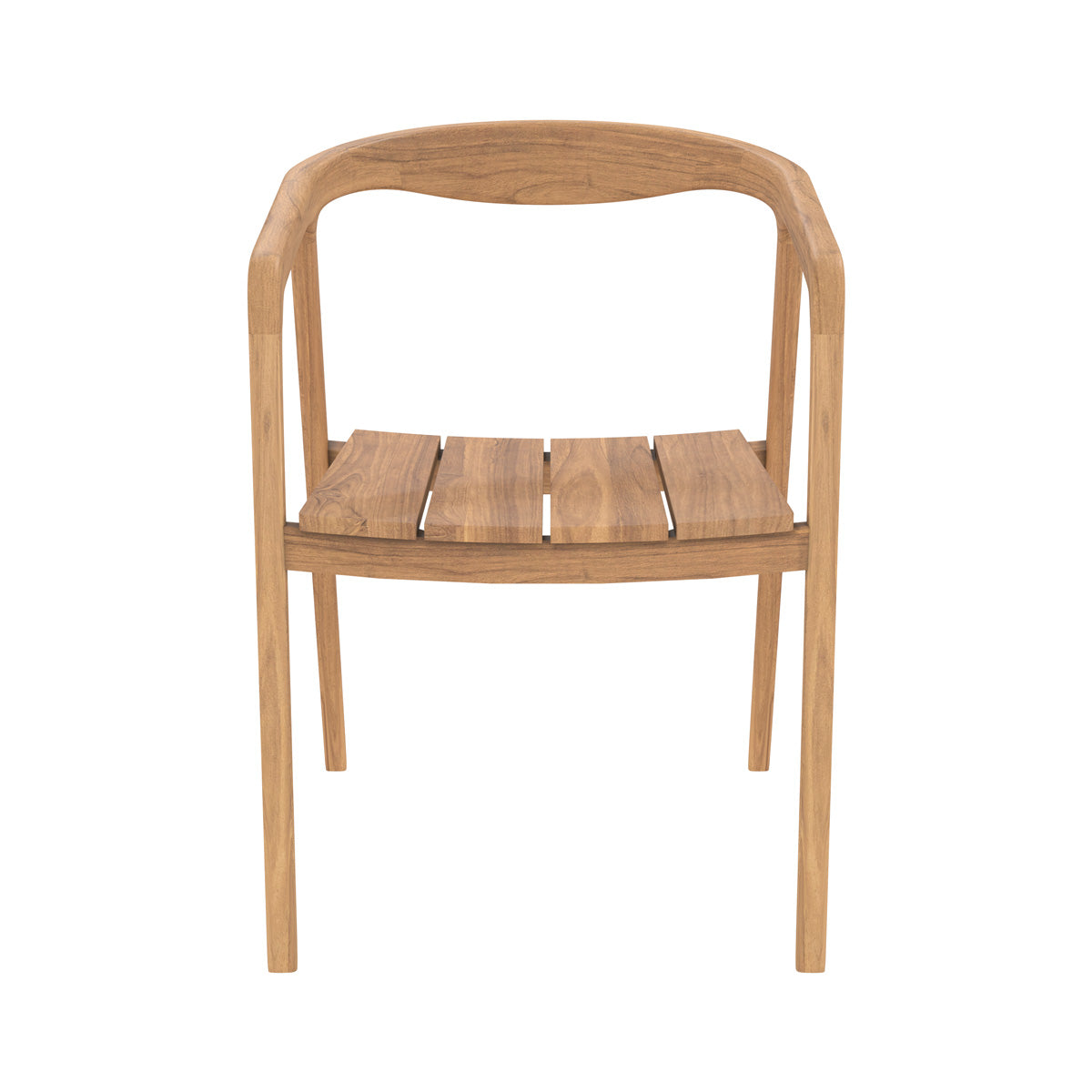 chaise de jardin kora bois clair