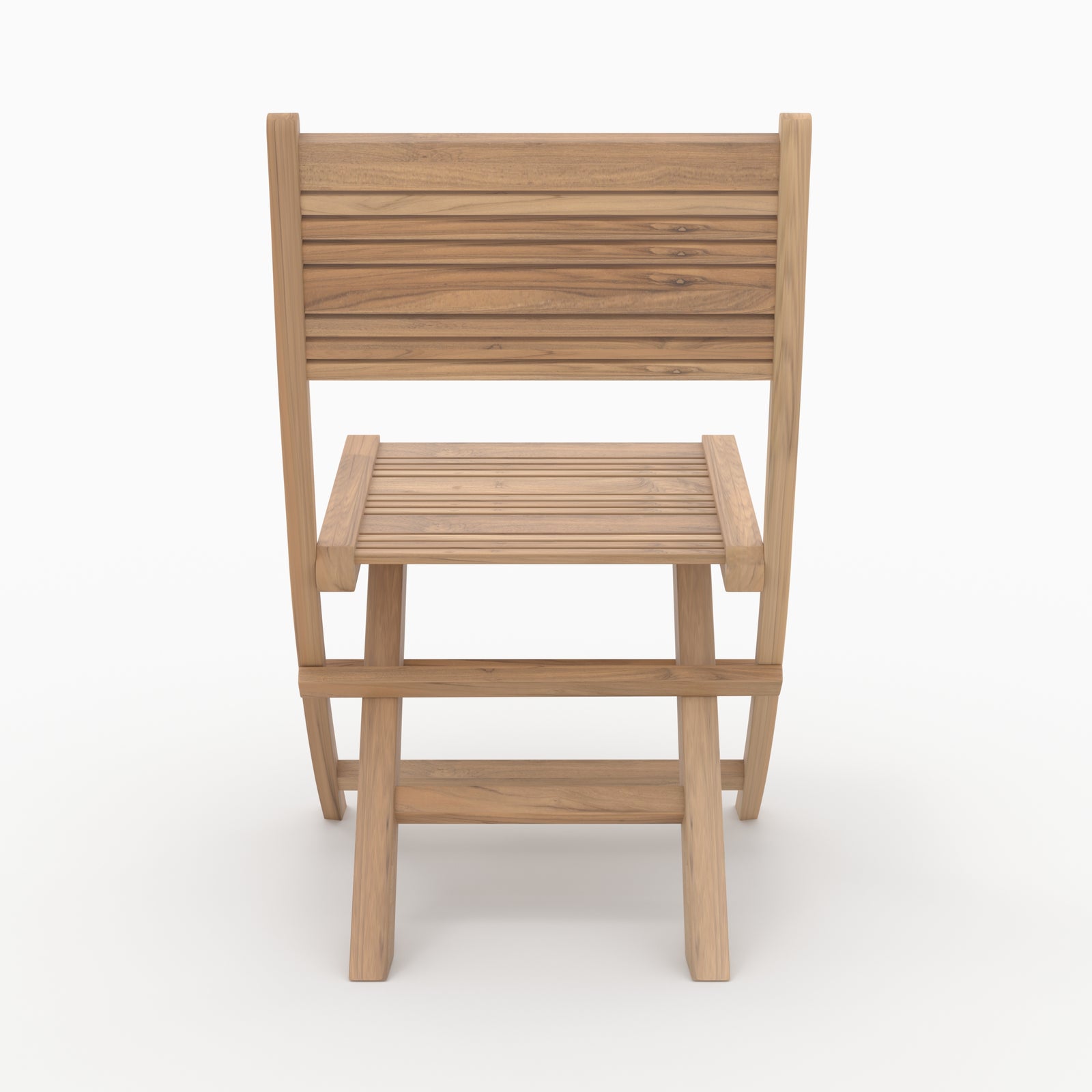 chaise de jardin nido en bois de teck pliante lot de 2