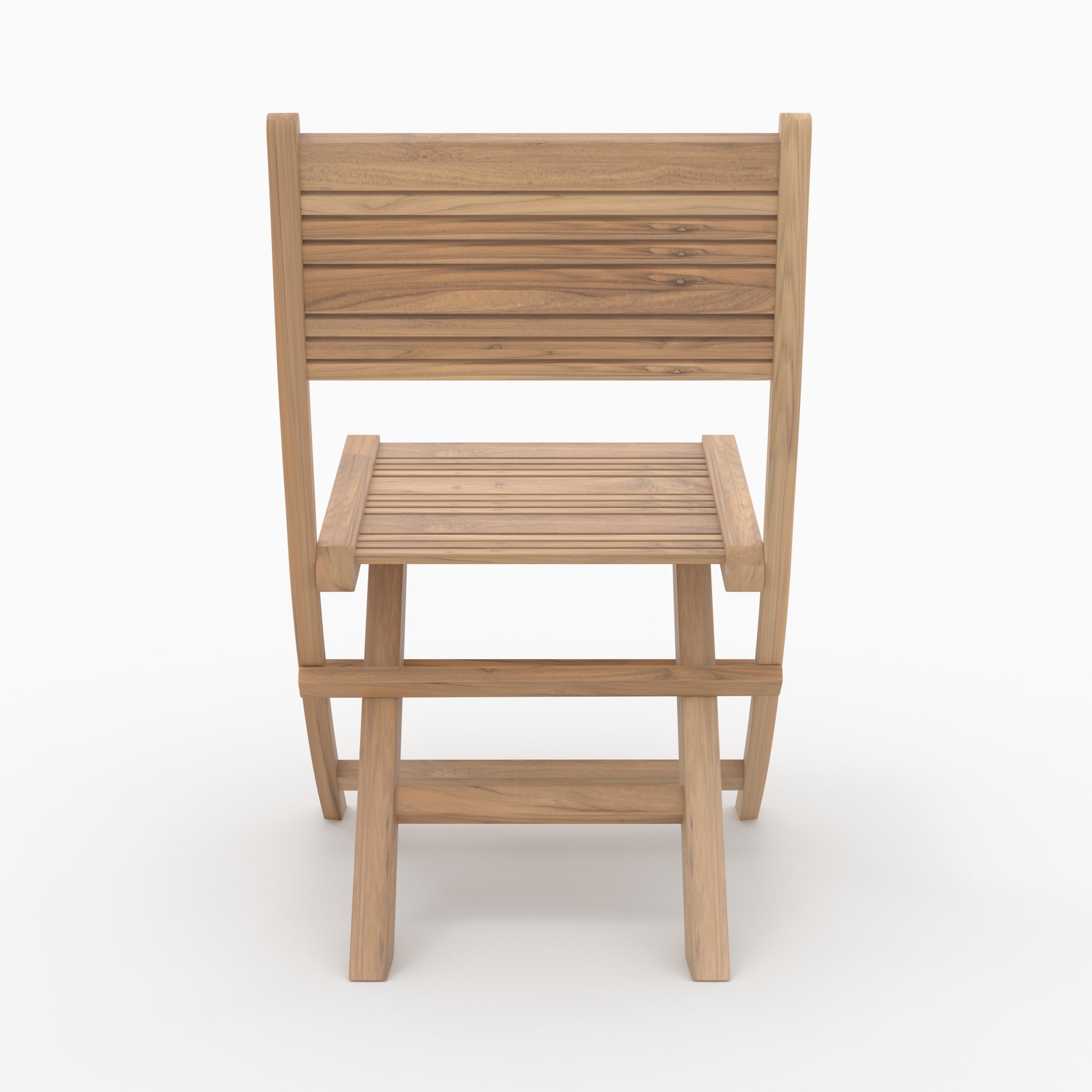 chaise de jardin nido en bois de teck pliante lot de 2