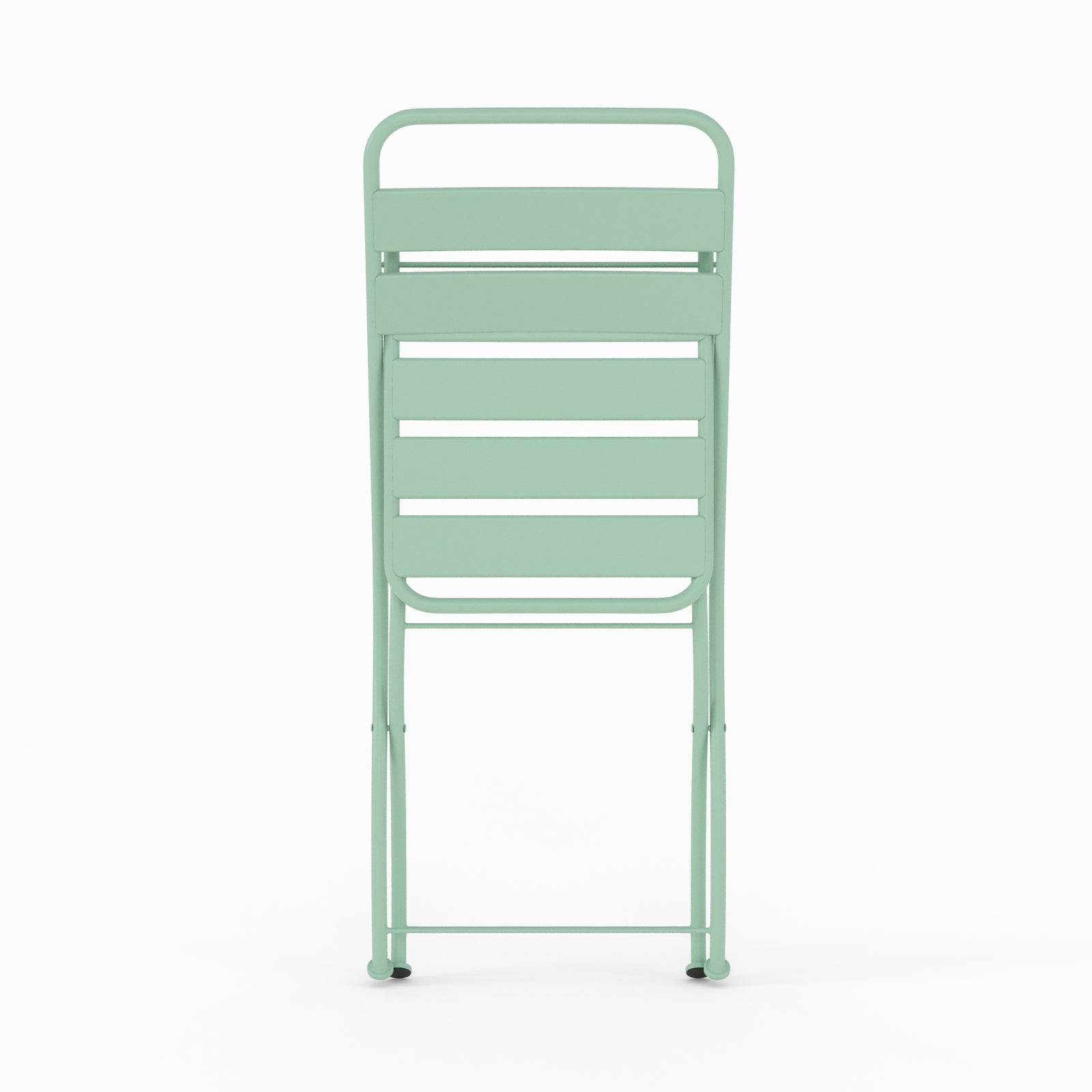 chaise de jardin pliante yumi metal vert lot de 2