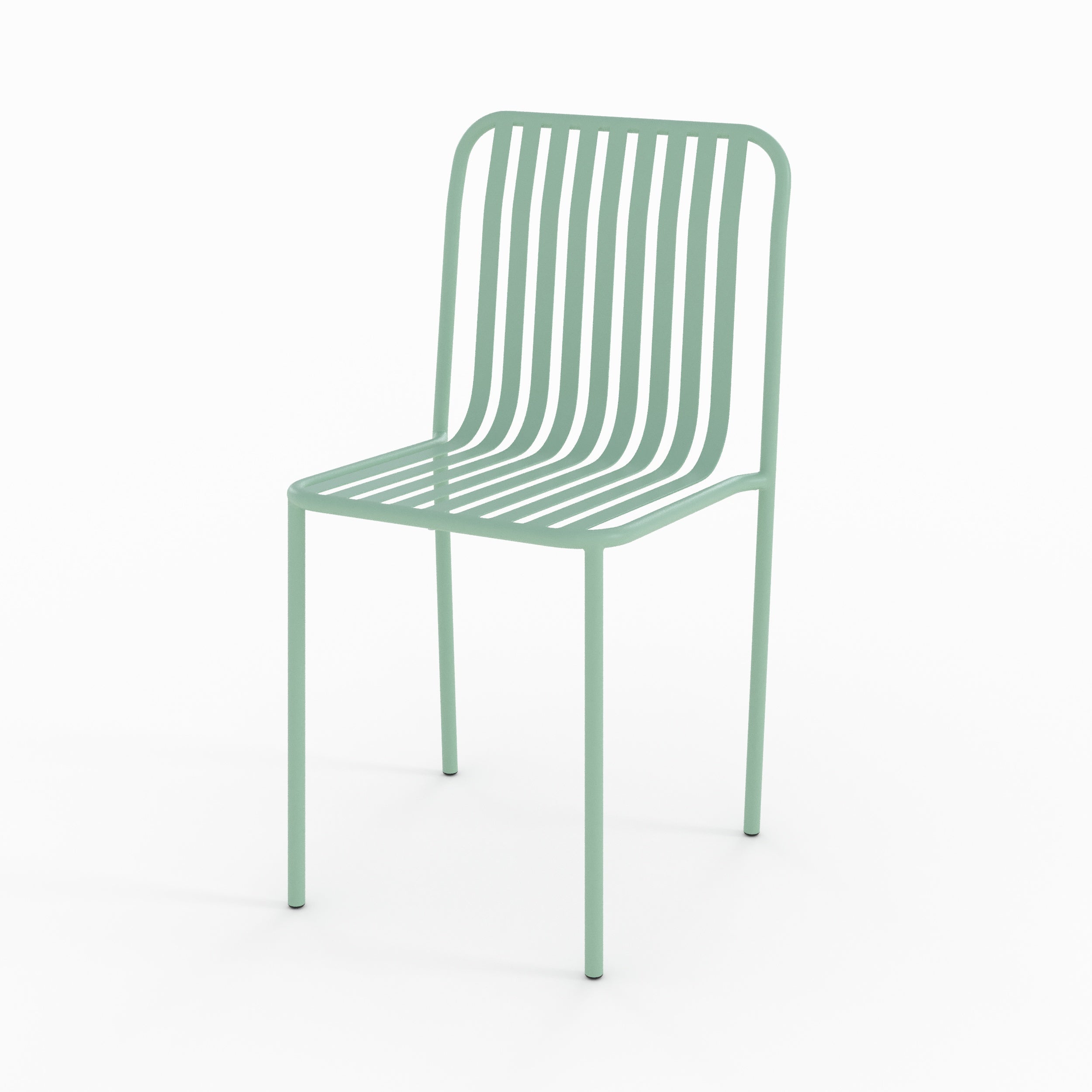 chaise de jardin yumi en metal vert lot 2_2