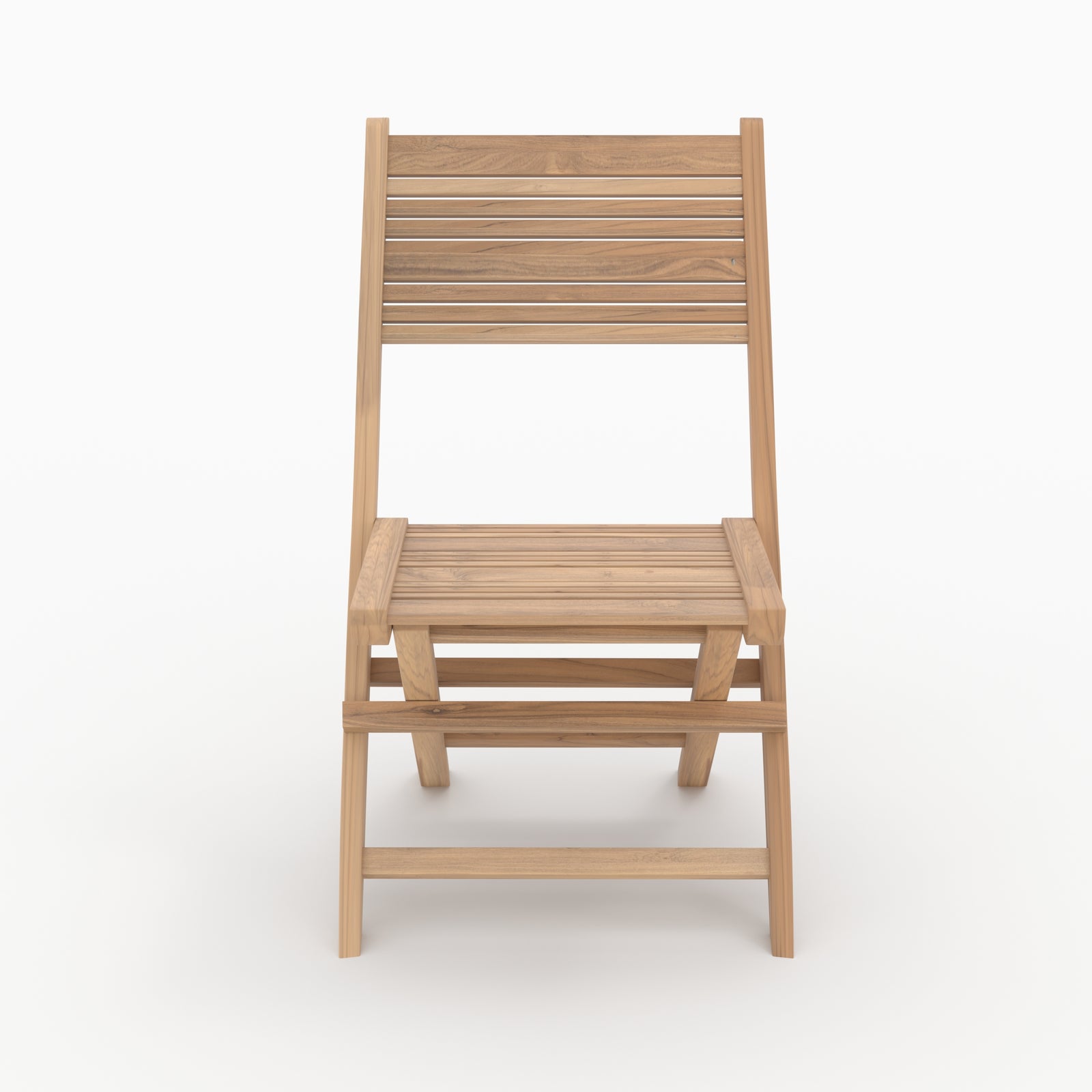 chaise de jaridn en bois de teck pliante lot de 2 nido