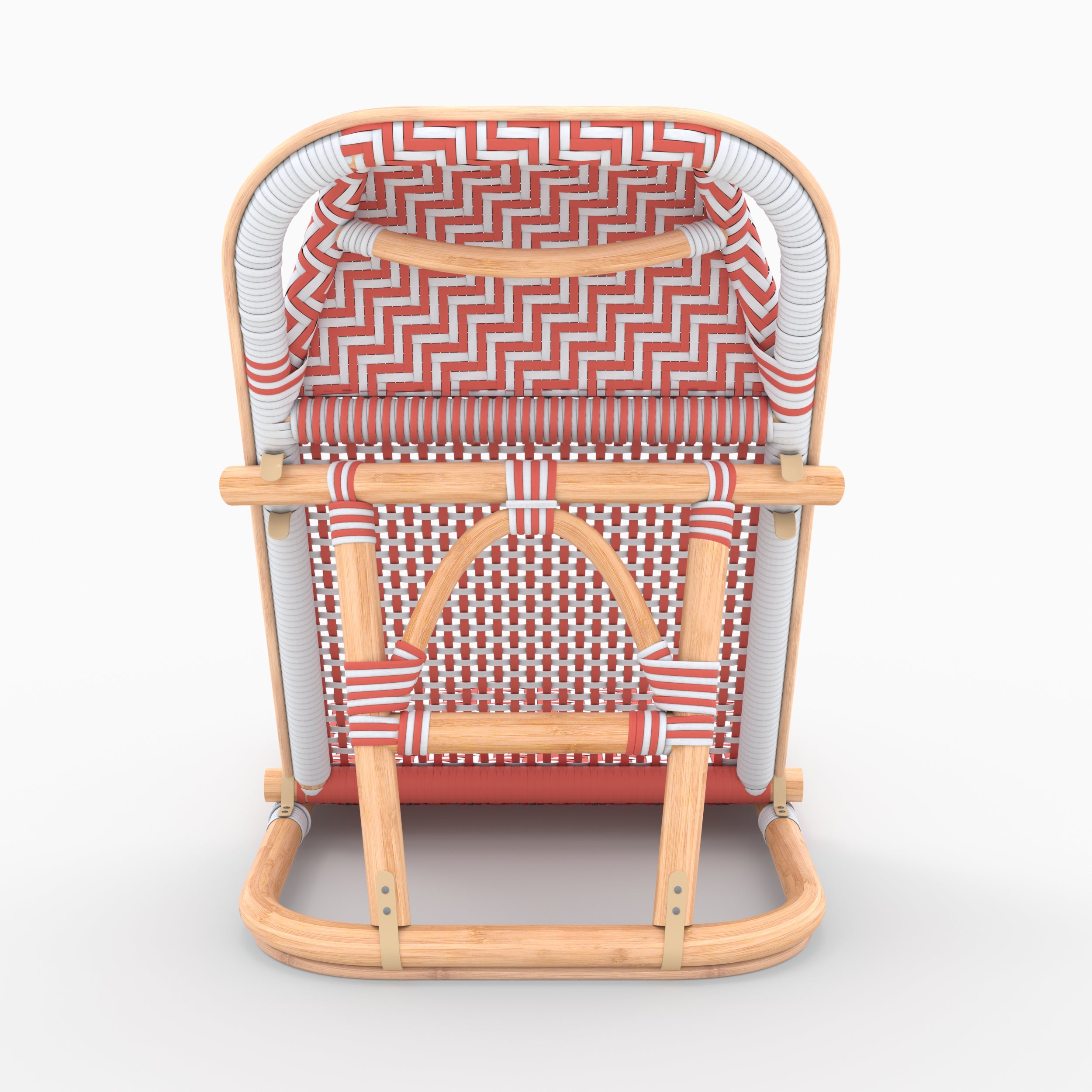 chaise de plage pliante favignana orange fond beige