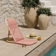 chaise de plage terracota pliable favignana focus
