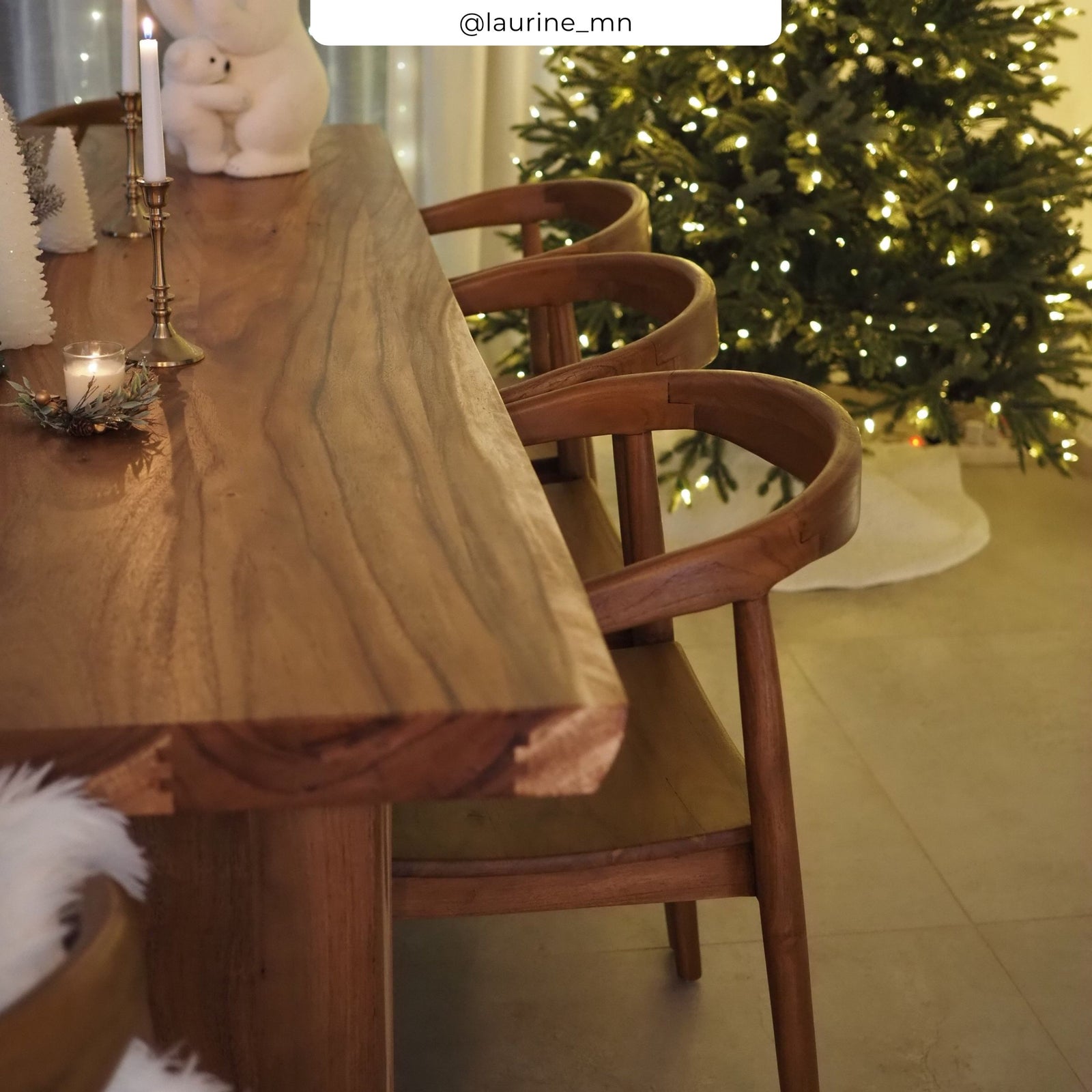 chaise de salle a manger en bois lombok