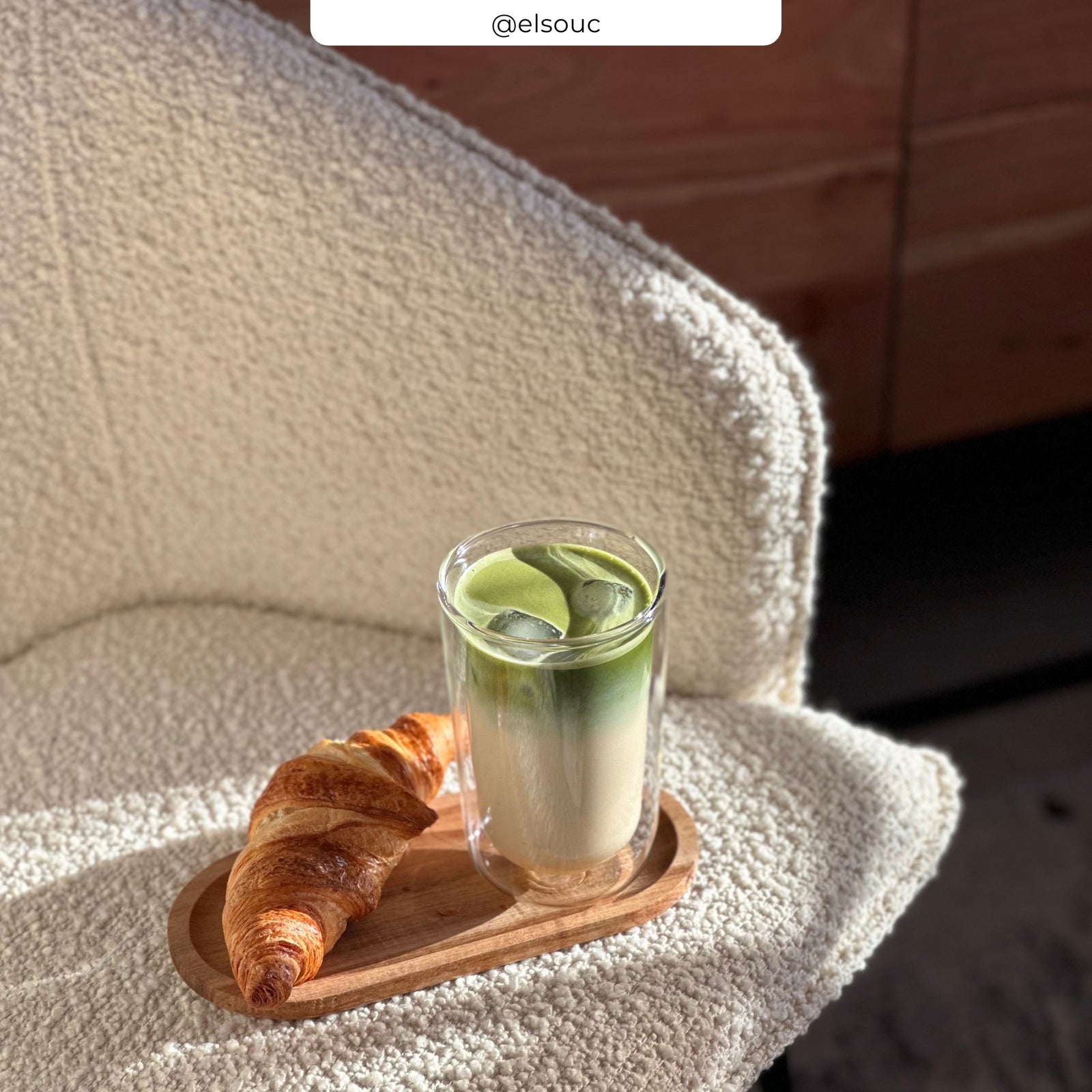 chaise effet laine boucle blanc toscane