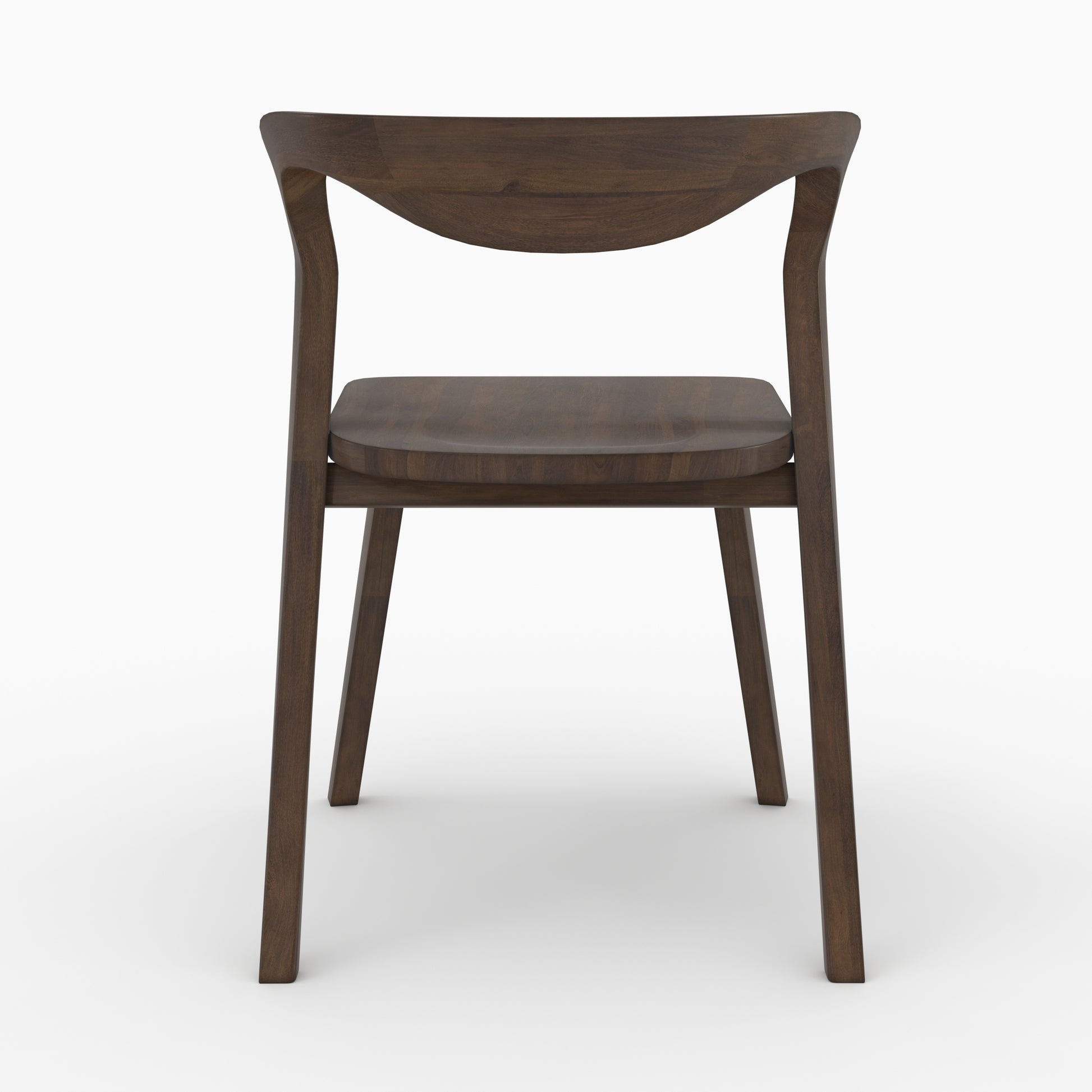 chaise en bois fonce vega rendez vous deco