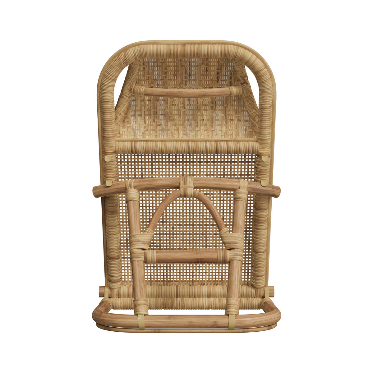 chaise en rotin naturel pliable favignana nomade