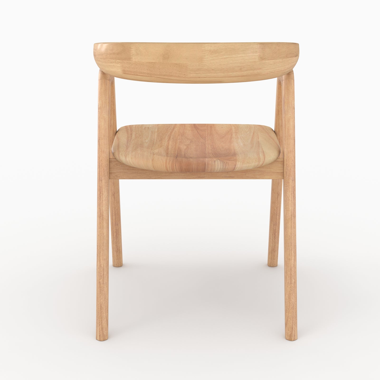 chaise hawa en bois d hevea clair avec accoudoirs rendez vous deco