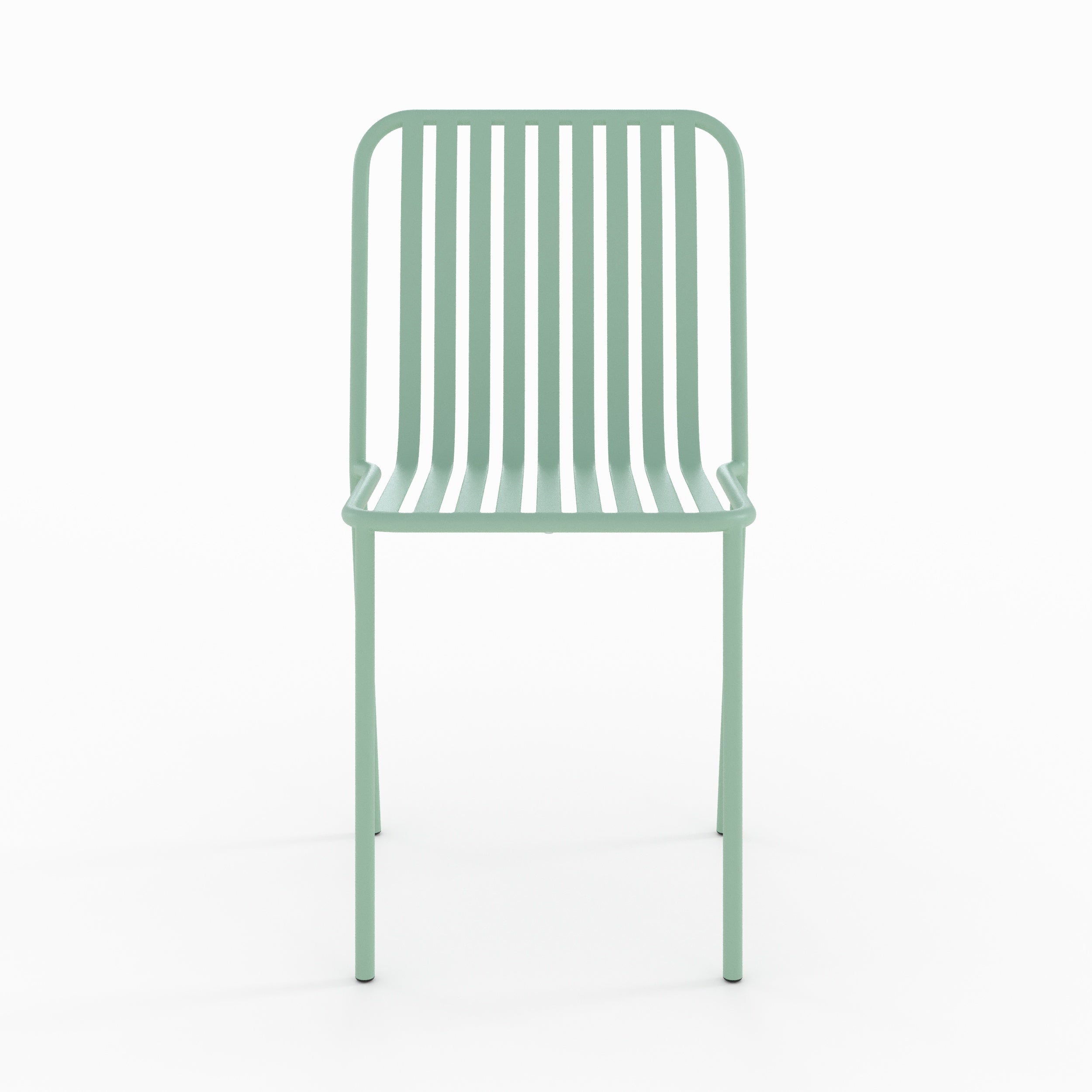 chaise jardin yumi en metal vert lot de 2_1