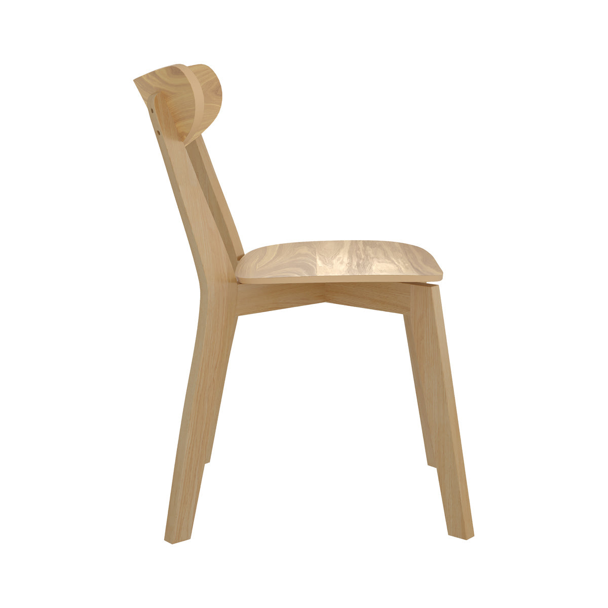 chaise lot de 2 tabata bois clair scandi