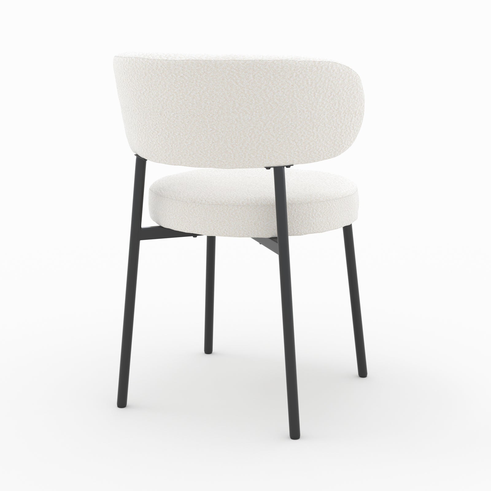 chaise maelie tissu boucle beige lot de 2_1