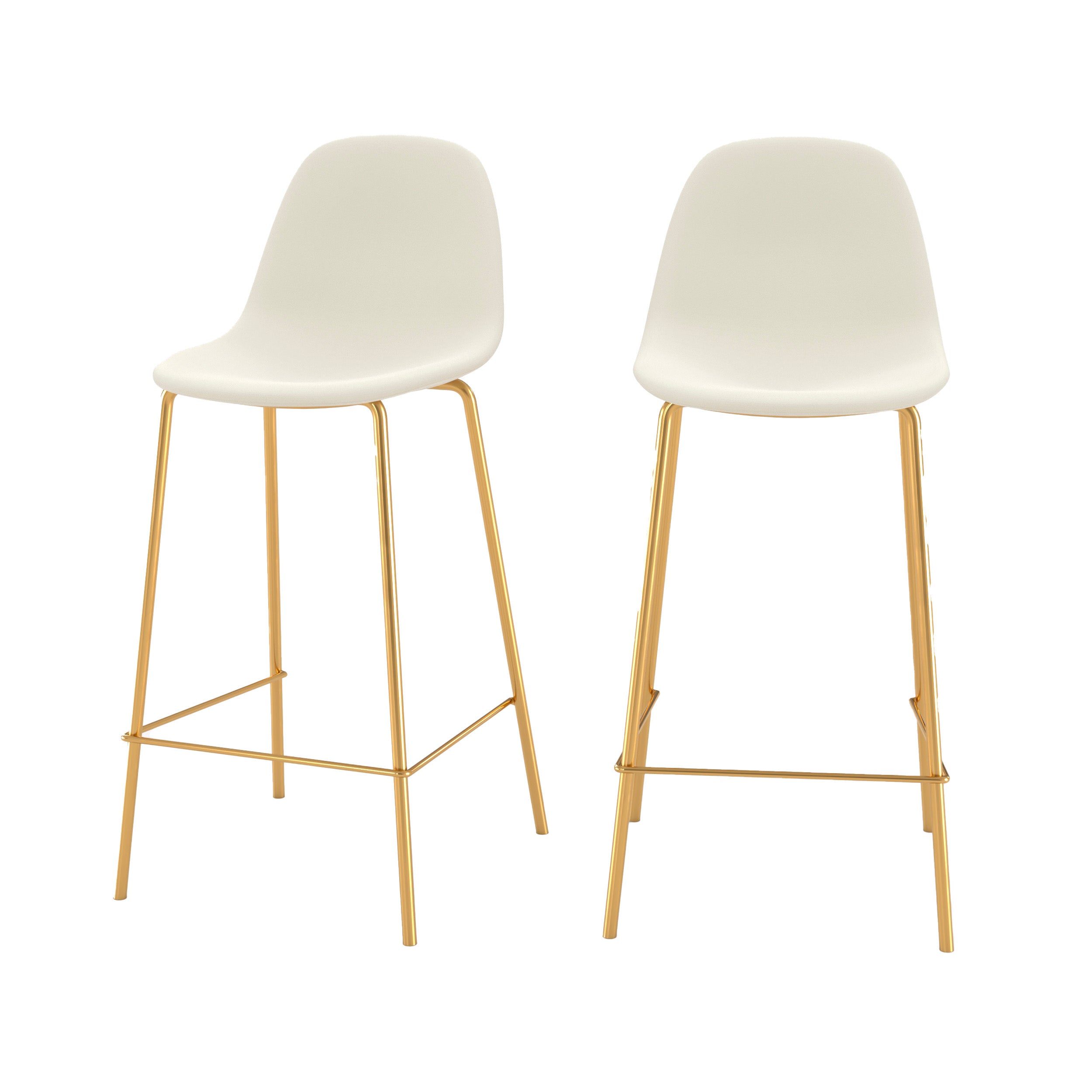 chaise pour ilot central en cuir synthetique blanc henrik fond blanc_2