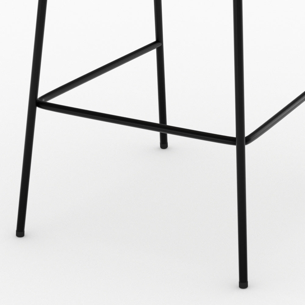 chaise pour ilot centrale karl en tissu boucle creme lot de 2 chaise de bar