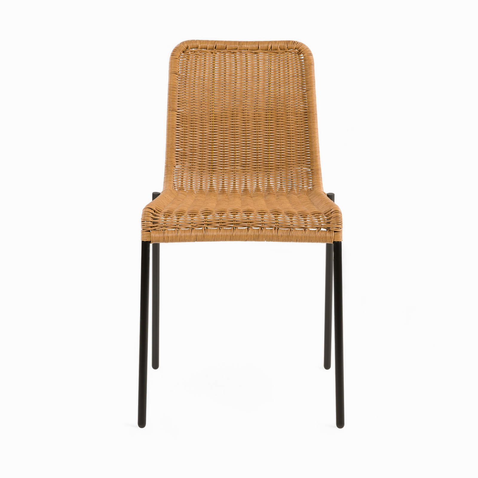 chaise resine tressee naturelle sirivara lot 2