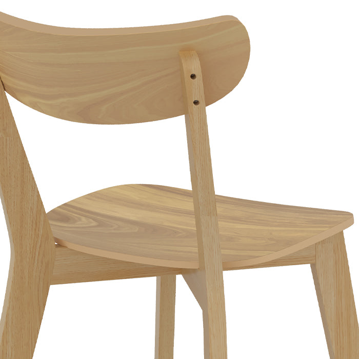 chaise scandinave bois clair tabata