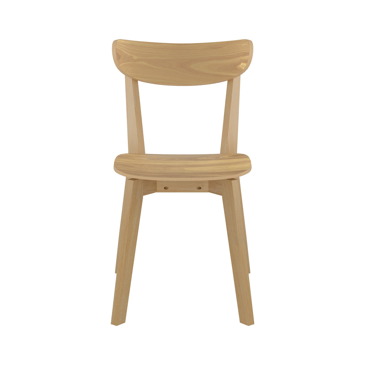 chaise scandinave en bois clair tabata