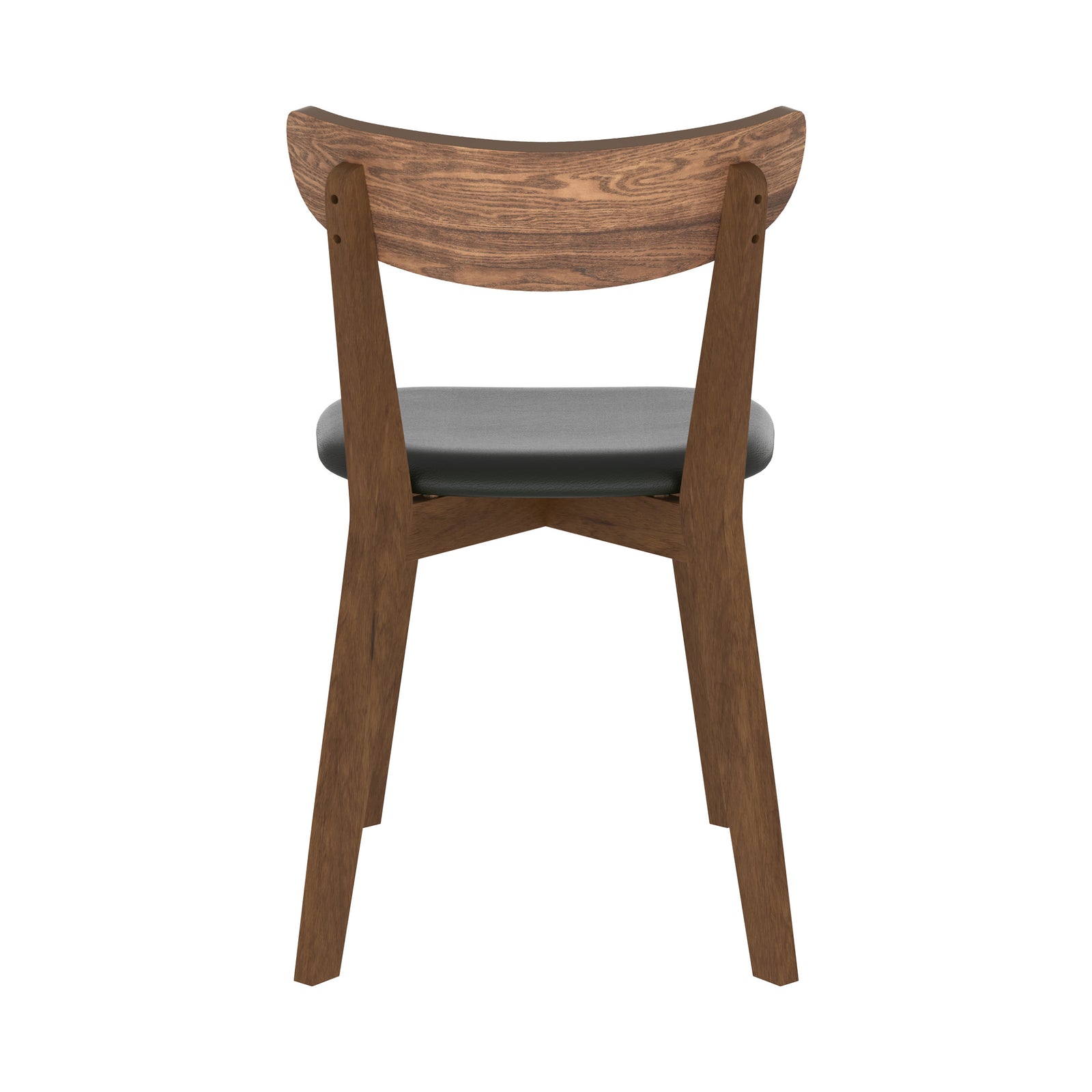 chaise tabata en cuir synthetique bois de frene