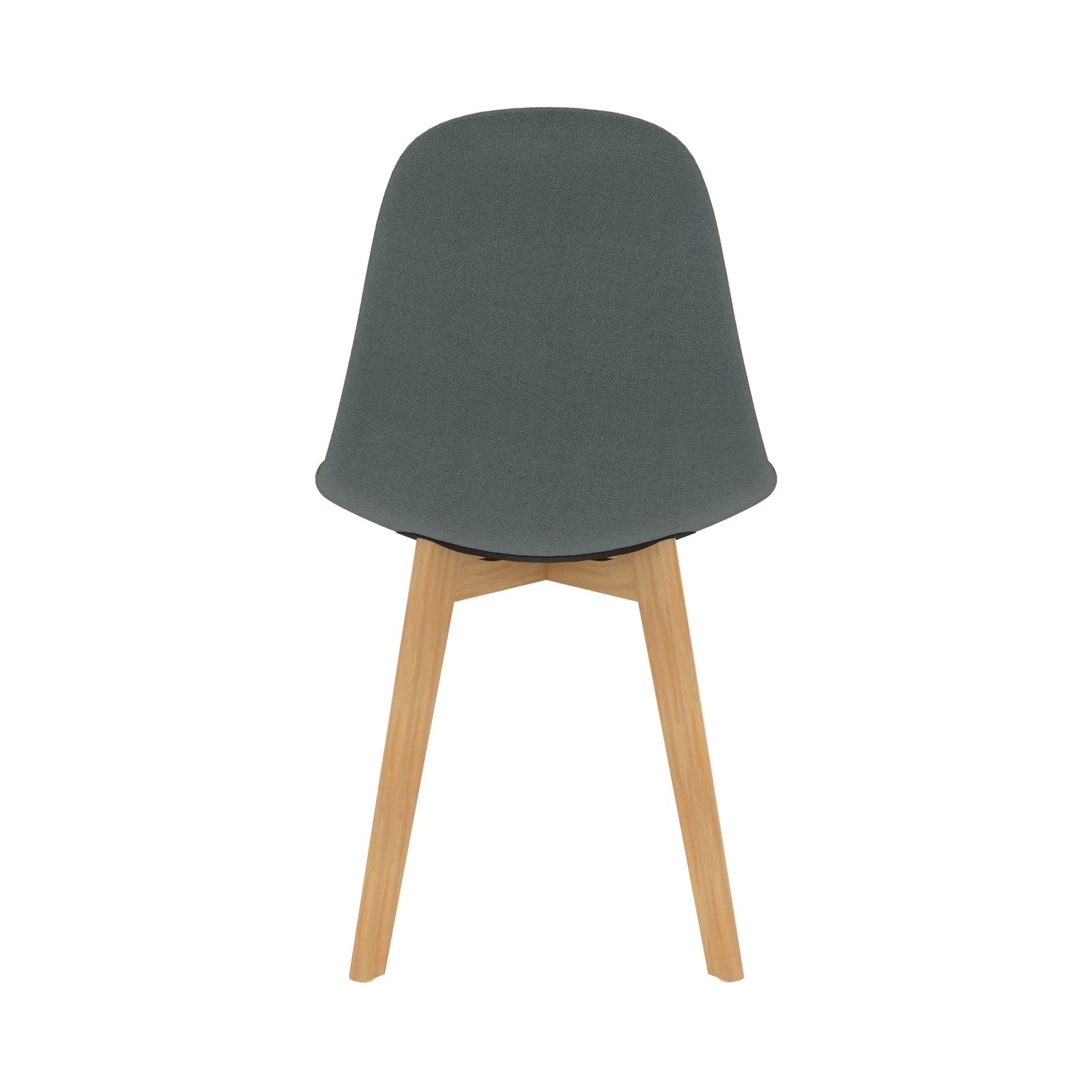 chaise yolo en tissu confort pieds bois