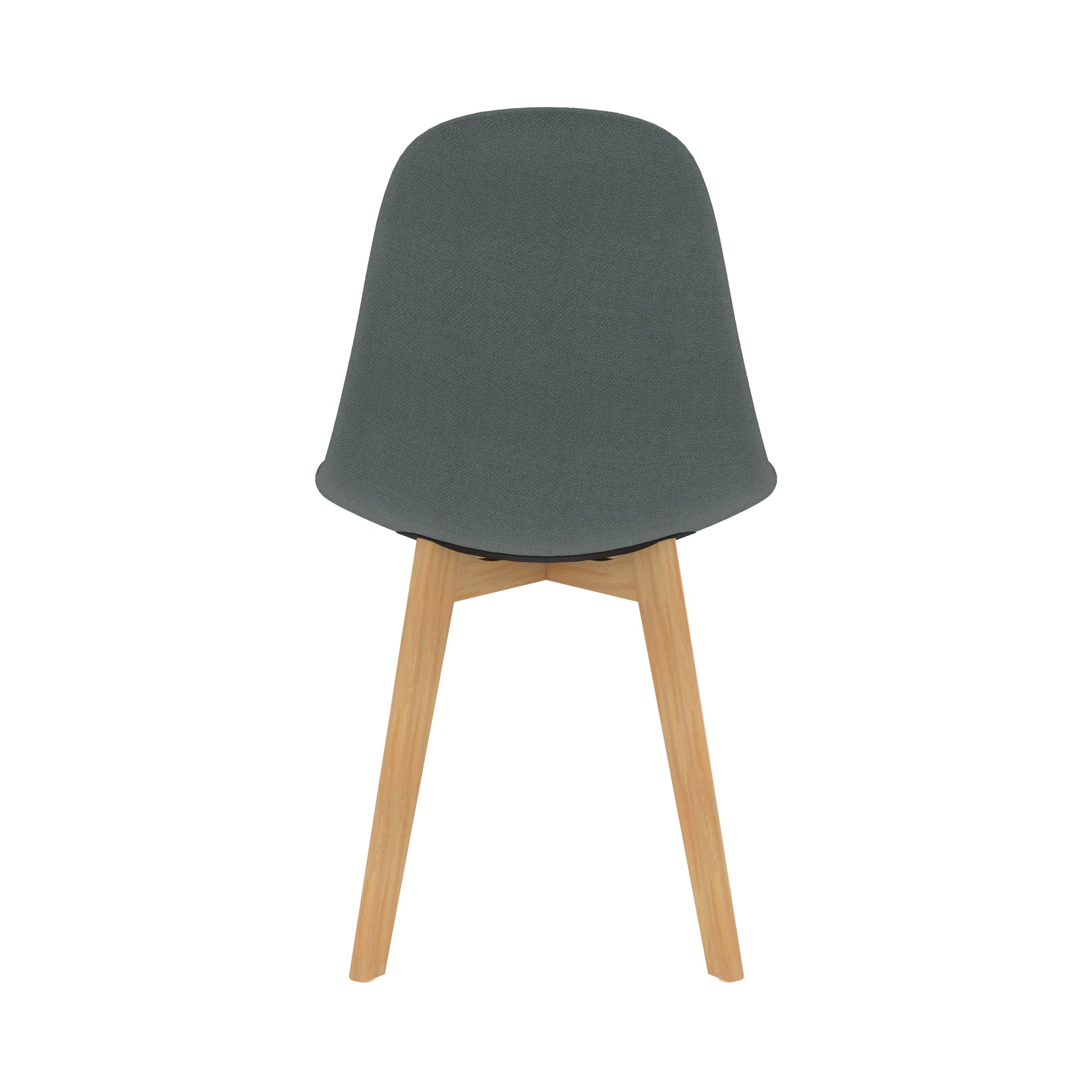chaise yolo en tissu confort pieds bois