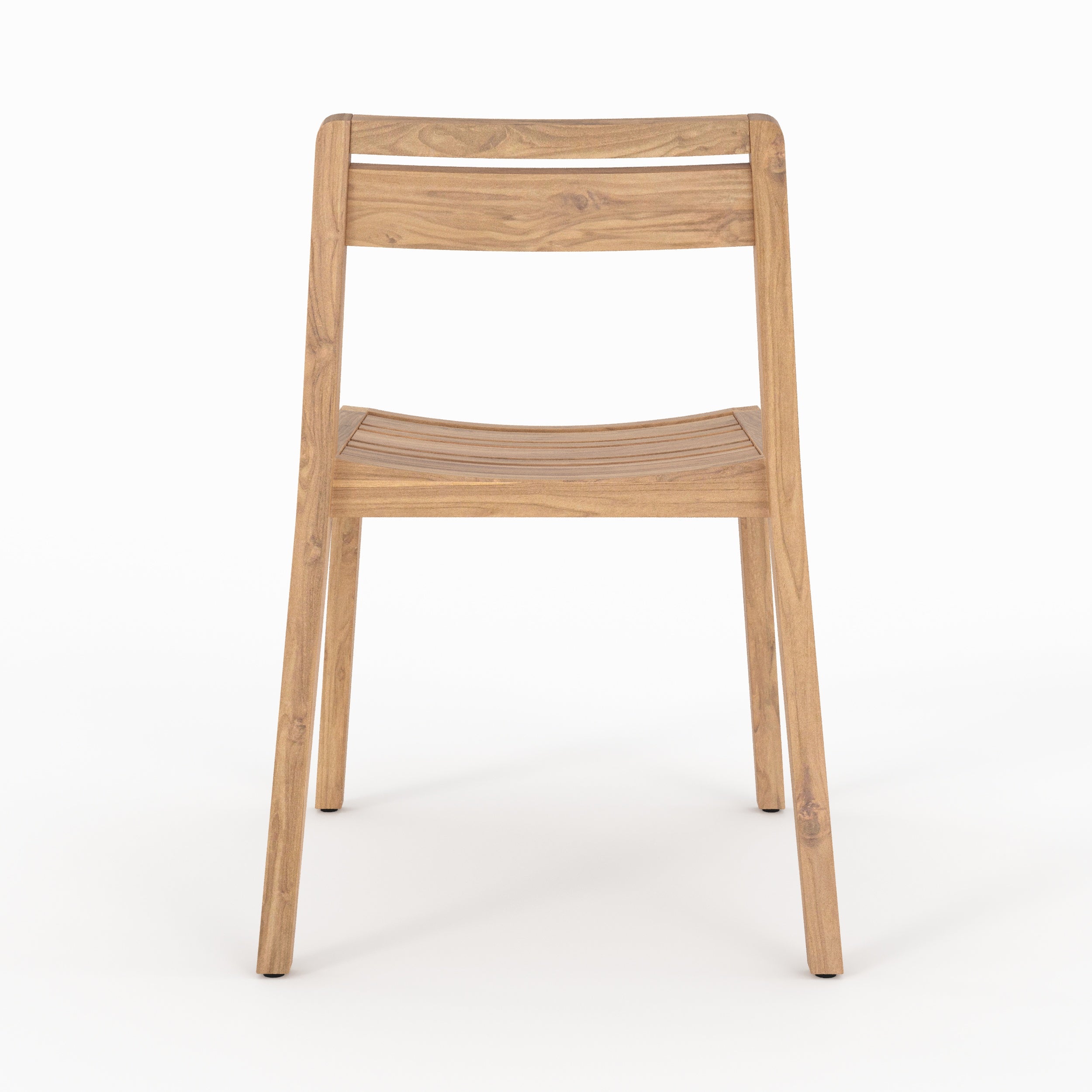chaises de jardin zao bois de teck recycle lot de 2