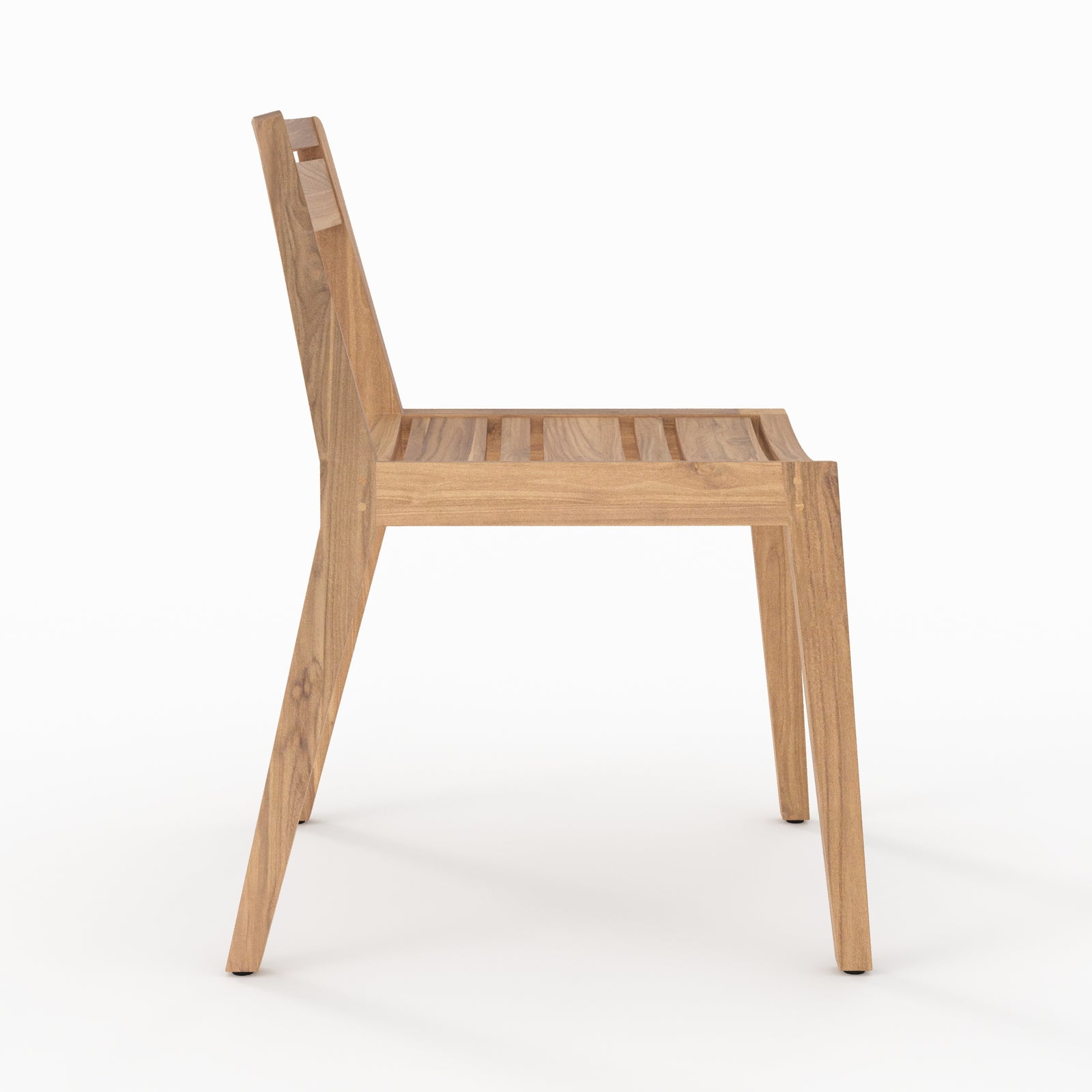 chaises de jardin zao en bois de teck recycle lot de 2