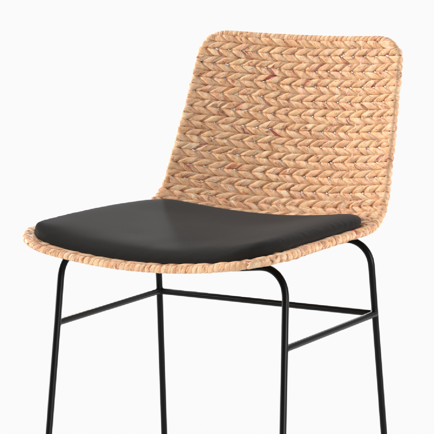 Lot de 2 chaises pour îlot central 66 cm Faro en matière naturelle