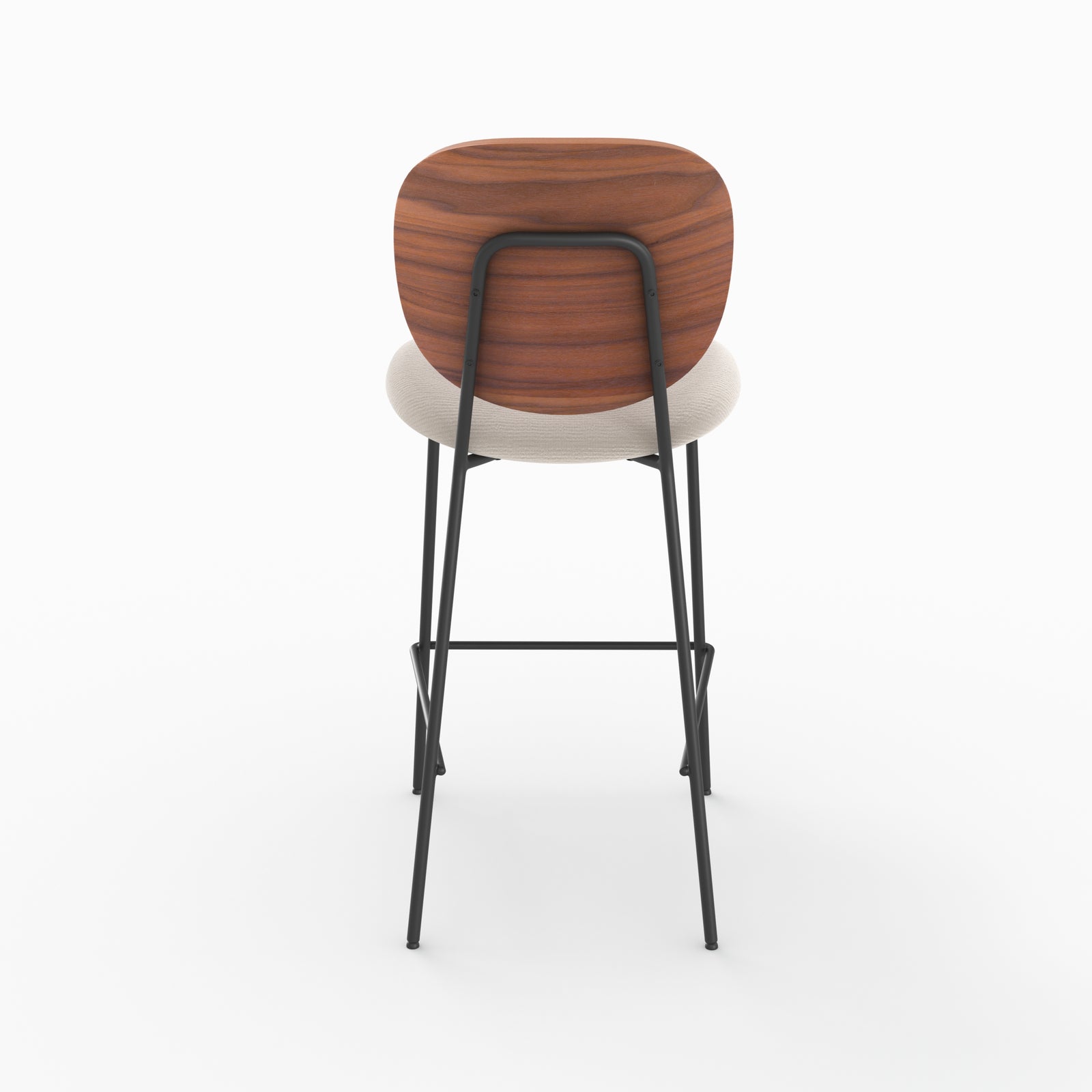 chaises ilot simone tissu beige 65 5cm lot 2