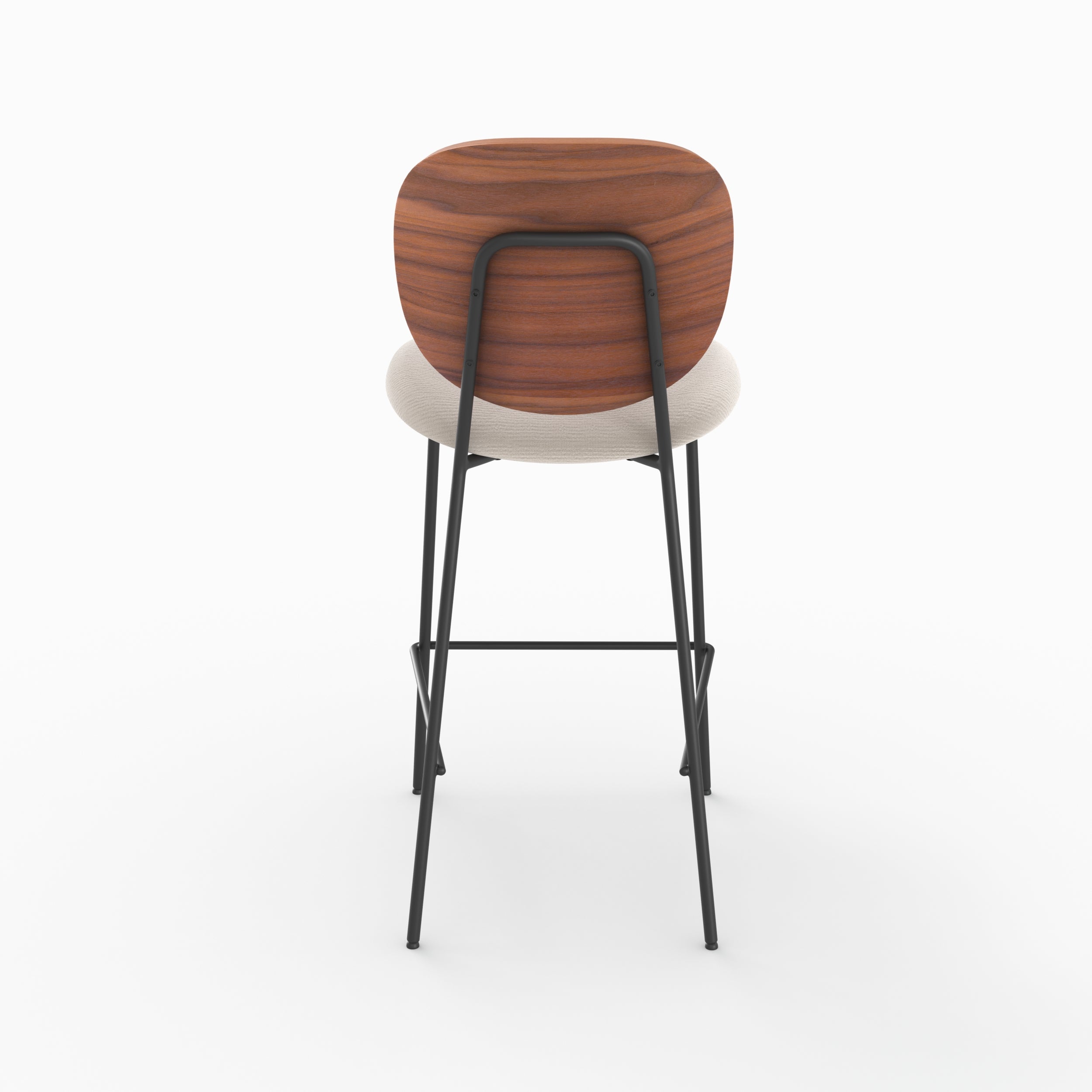 chaises ilot simone tissu beige 65 5cm lot 2